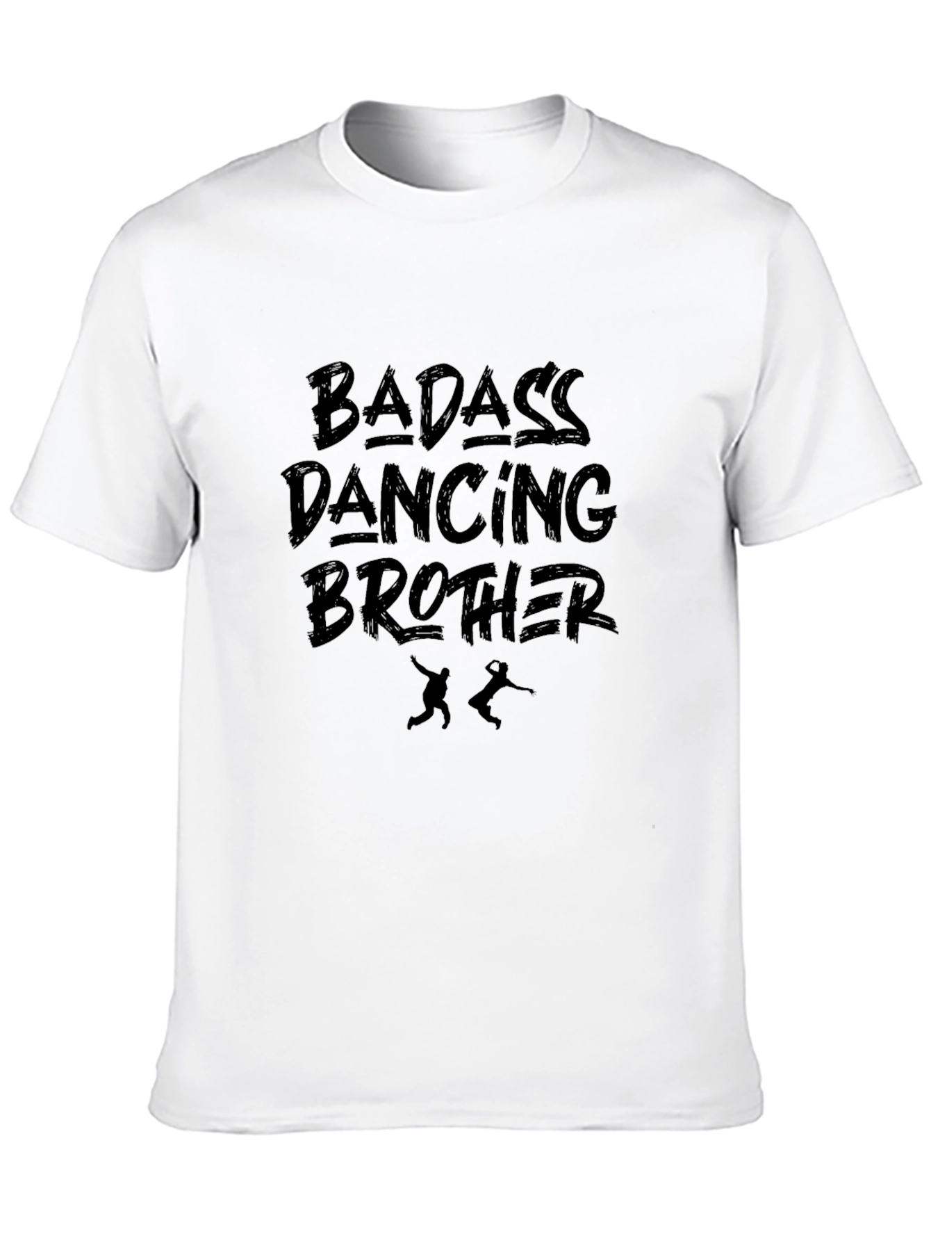 Badass Dancing Brother Black T-Shirt