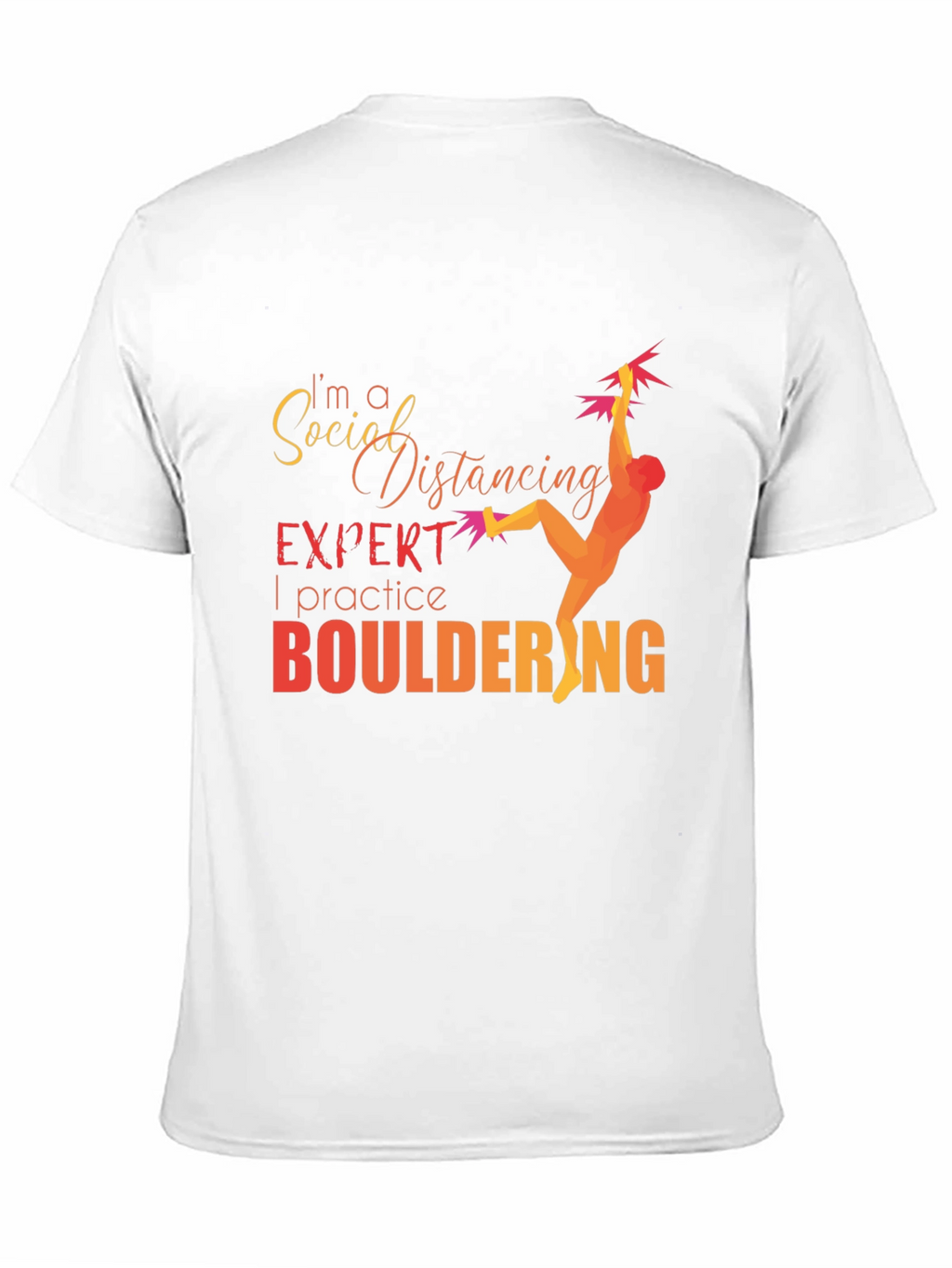 Social Distancing Bouldering T-Shirt