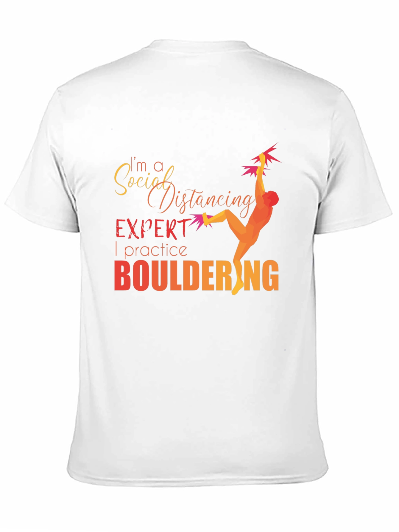 Social Distancing Bouldering T-Shirt