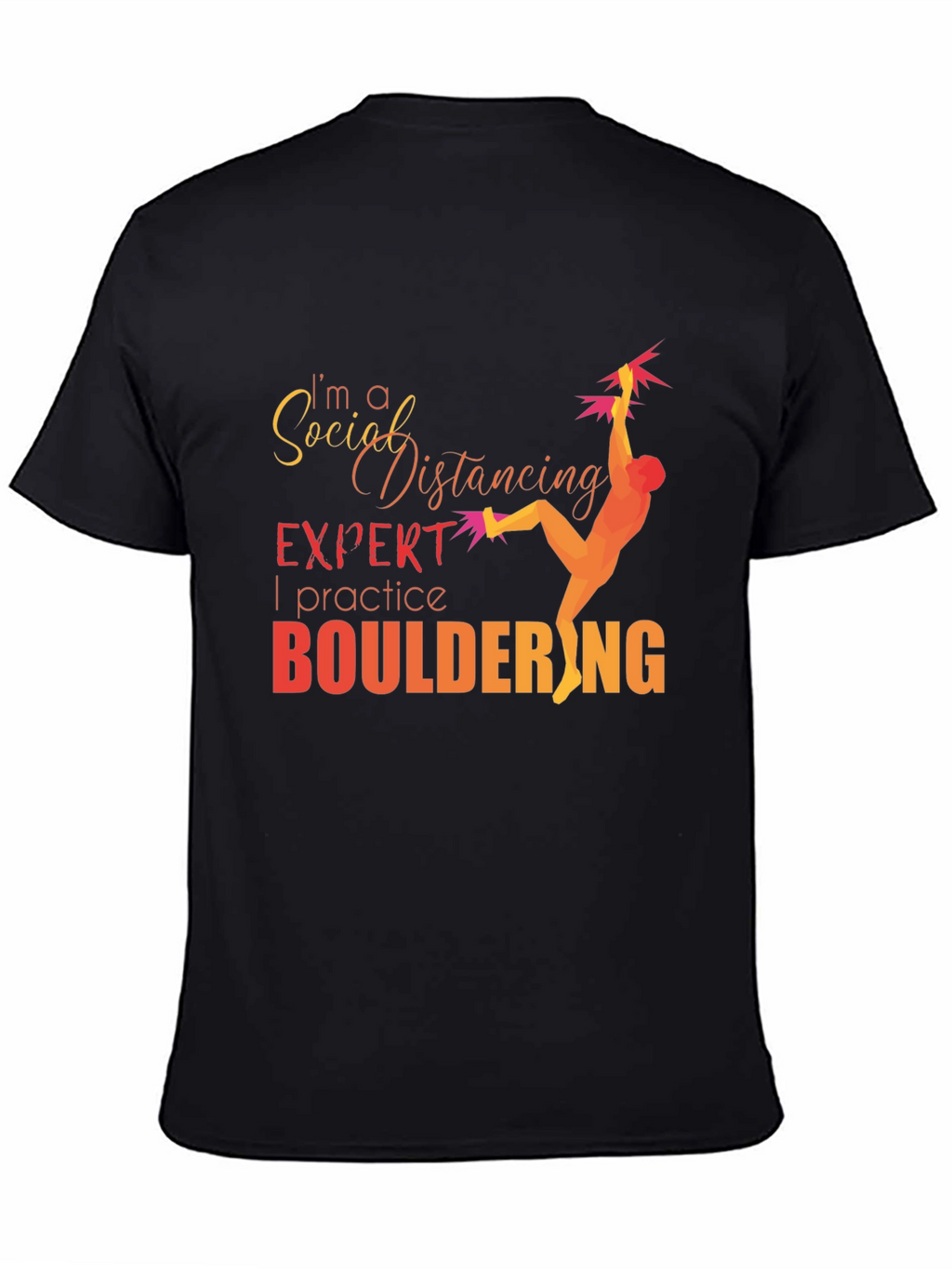 Social Distancing Bouldering T-Shirt