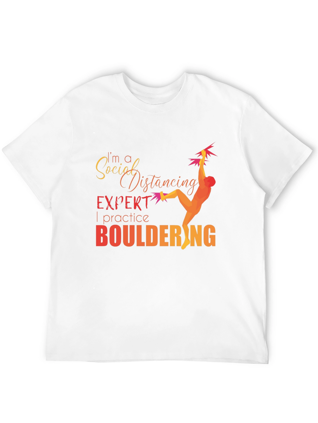 Social Distancing Bouldering T-Shirt