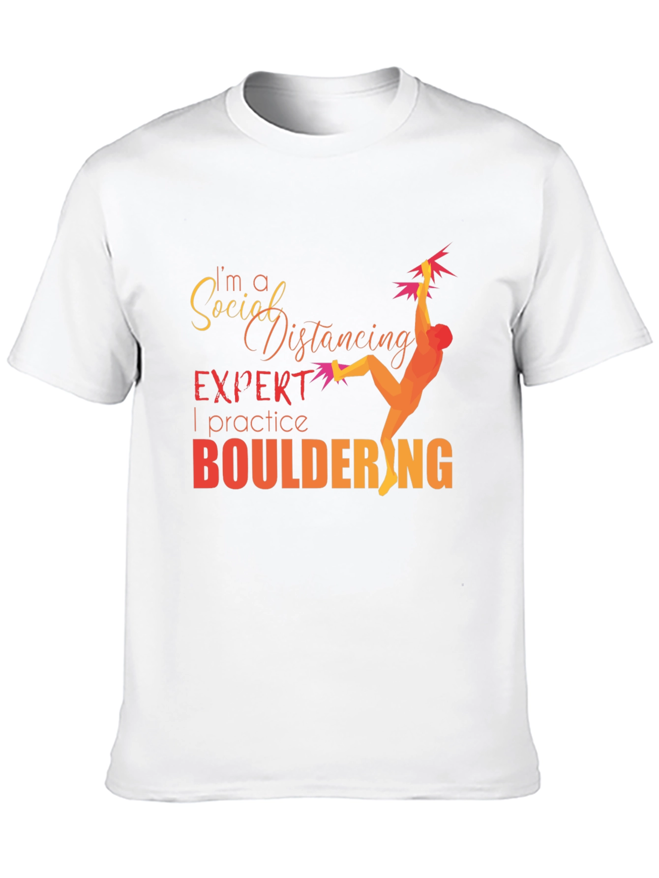 Social Distancing Bouldering T-Shirt