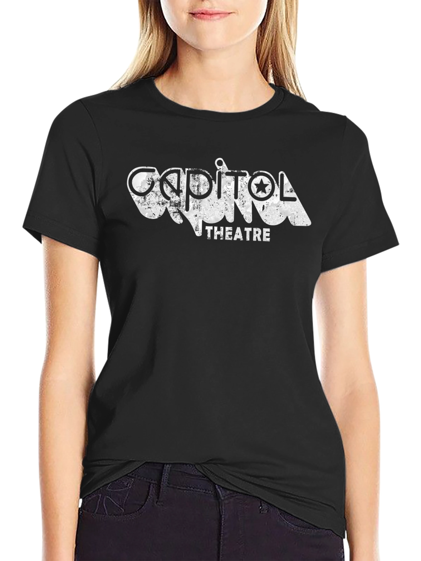 Capitol Theatre Black T-Shirt - Vintage Style
