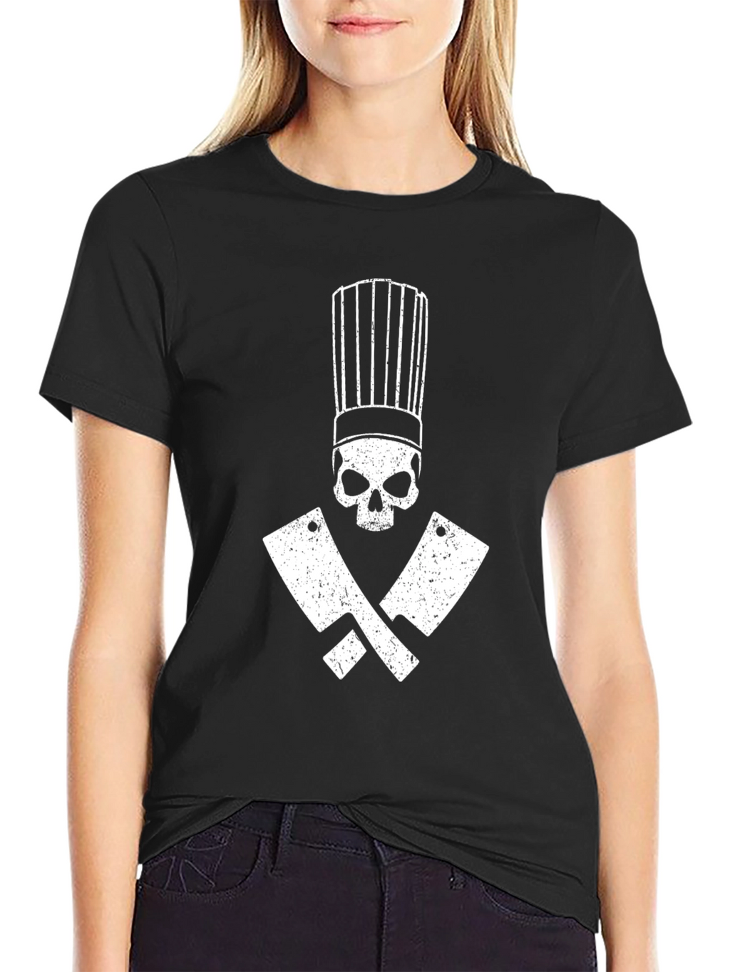 Chef Skull & Cleaver T-Shirt - Culinary Death
