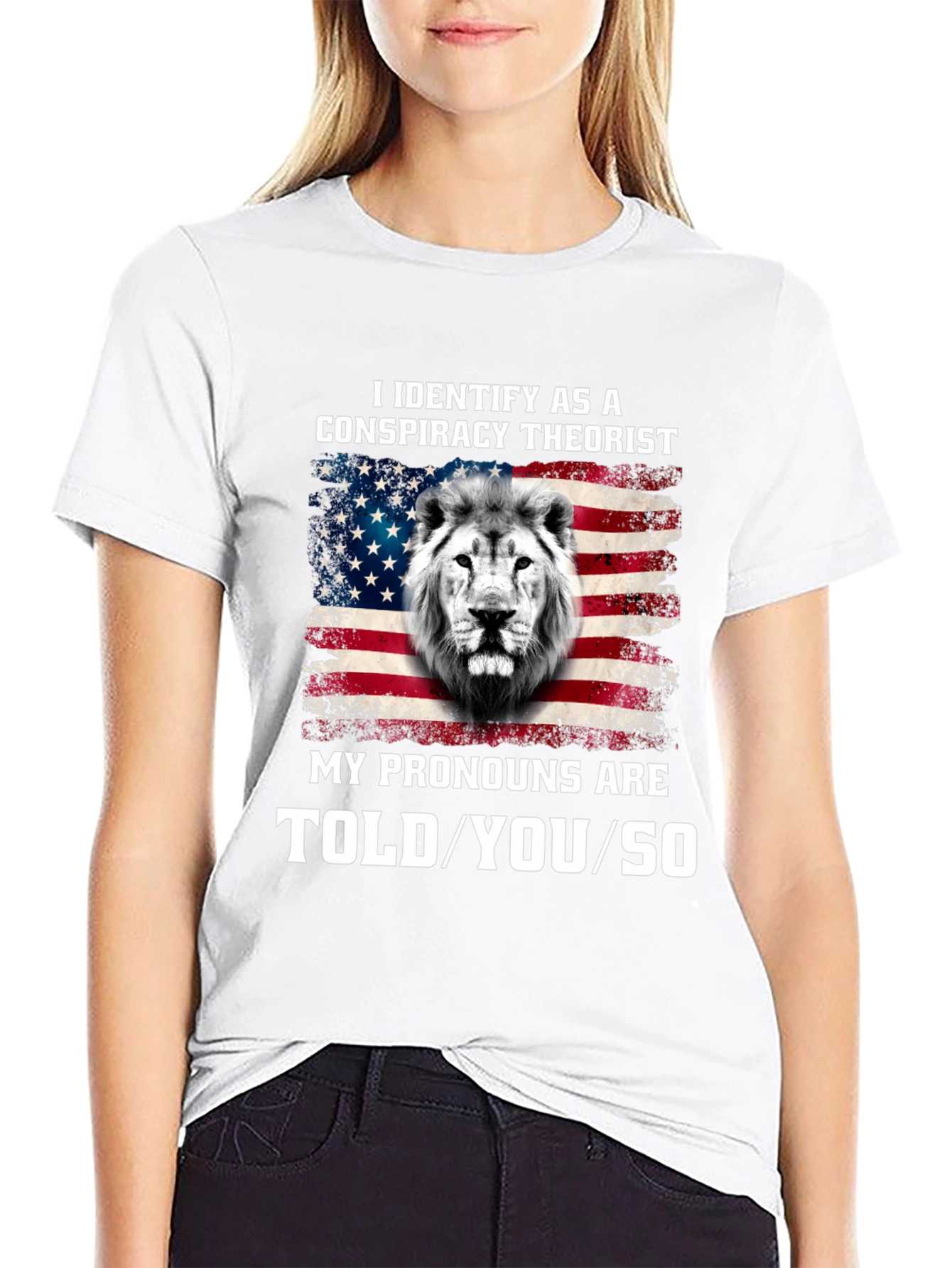 Conspiracy Theorist Pronoun T-Shirt