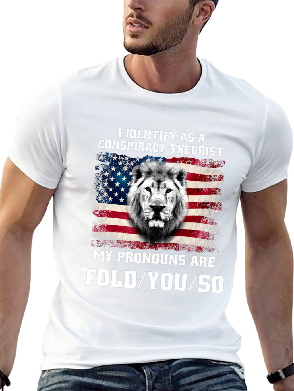 Conspiracy Theorist Pronoun T-Shirt