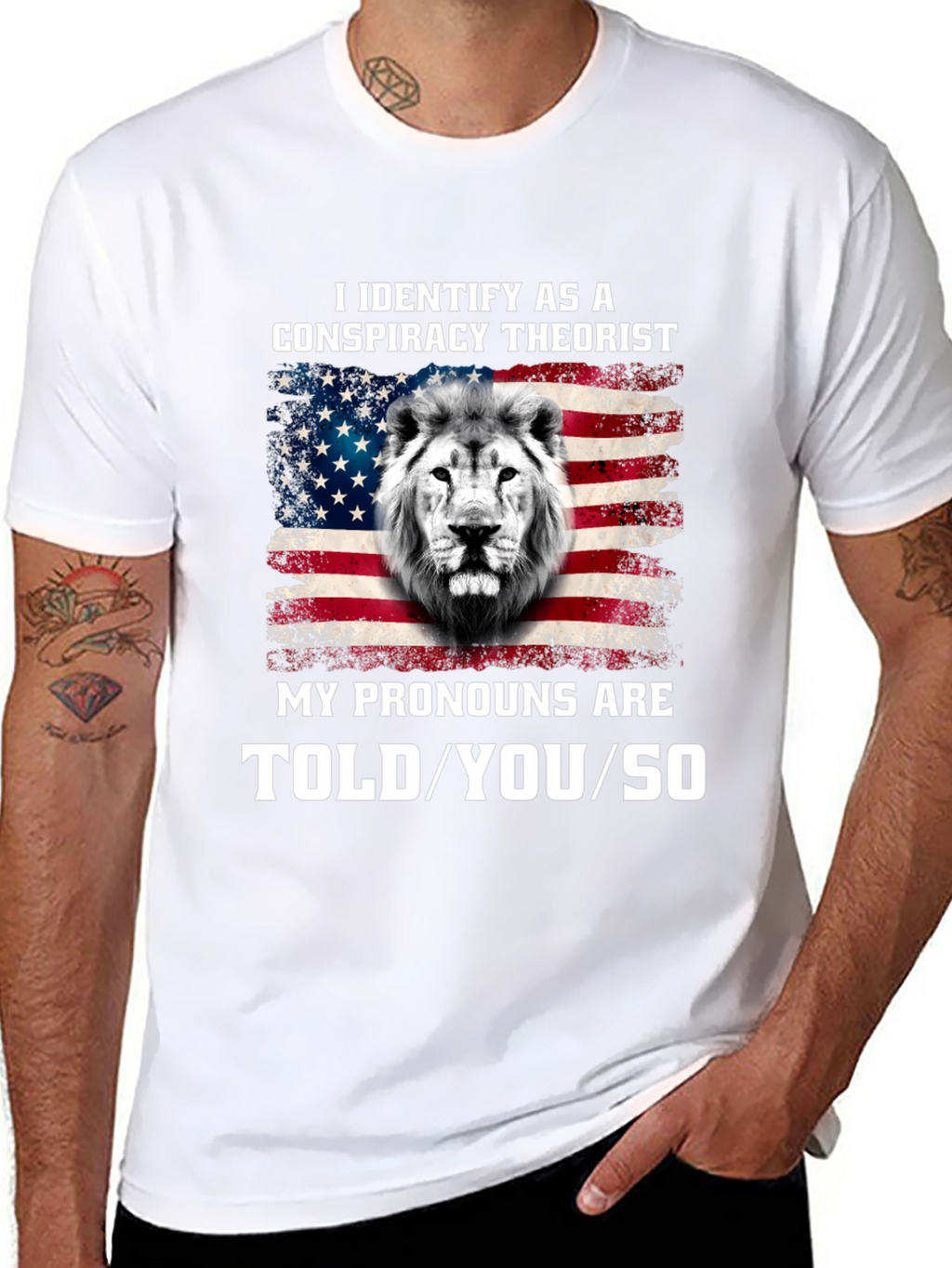 Conspiracy Theorist Pronoun T-Shirt