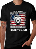 Conspiracy Theorist Pronoun T-Shirt
