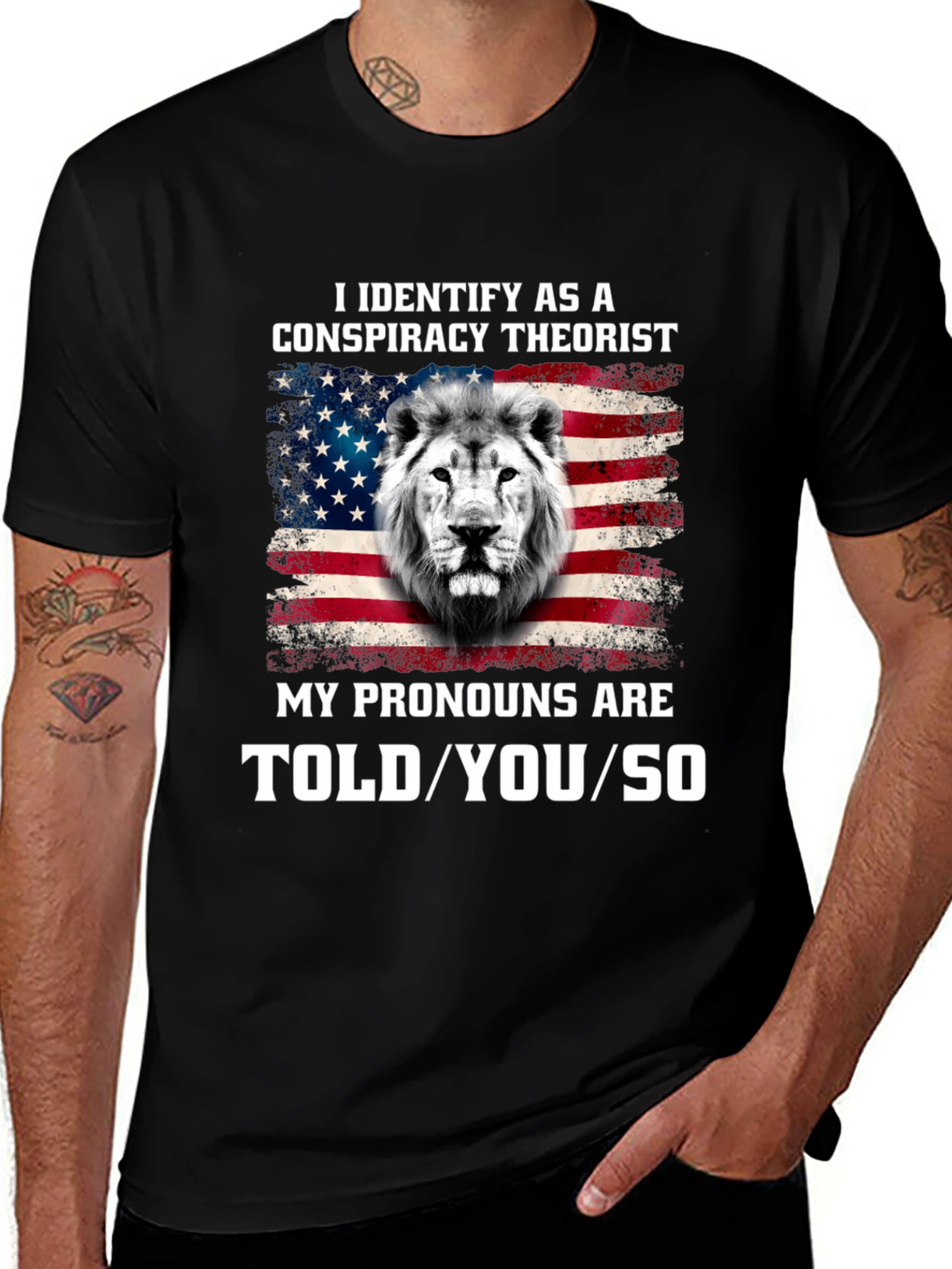 Conspiracy Theorist Pronoun T-Shirt