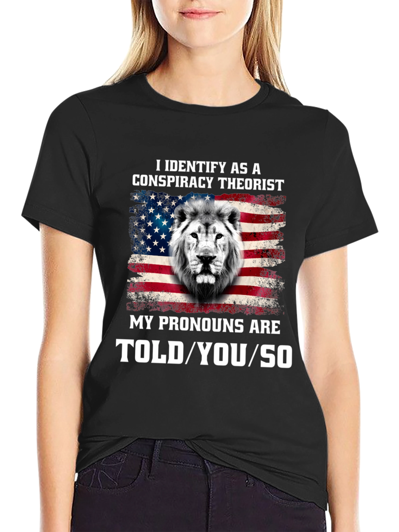 Conspiracy Theorist Pronoun T-Shirt