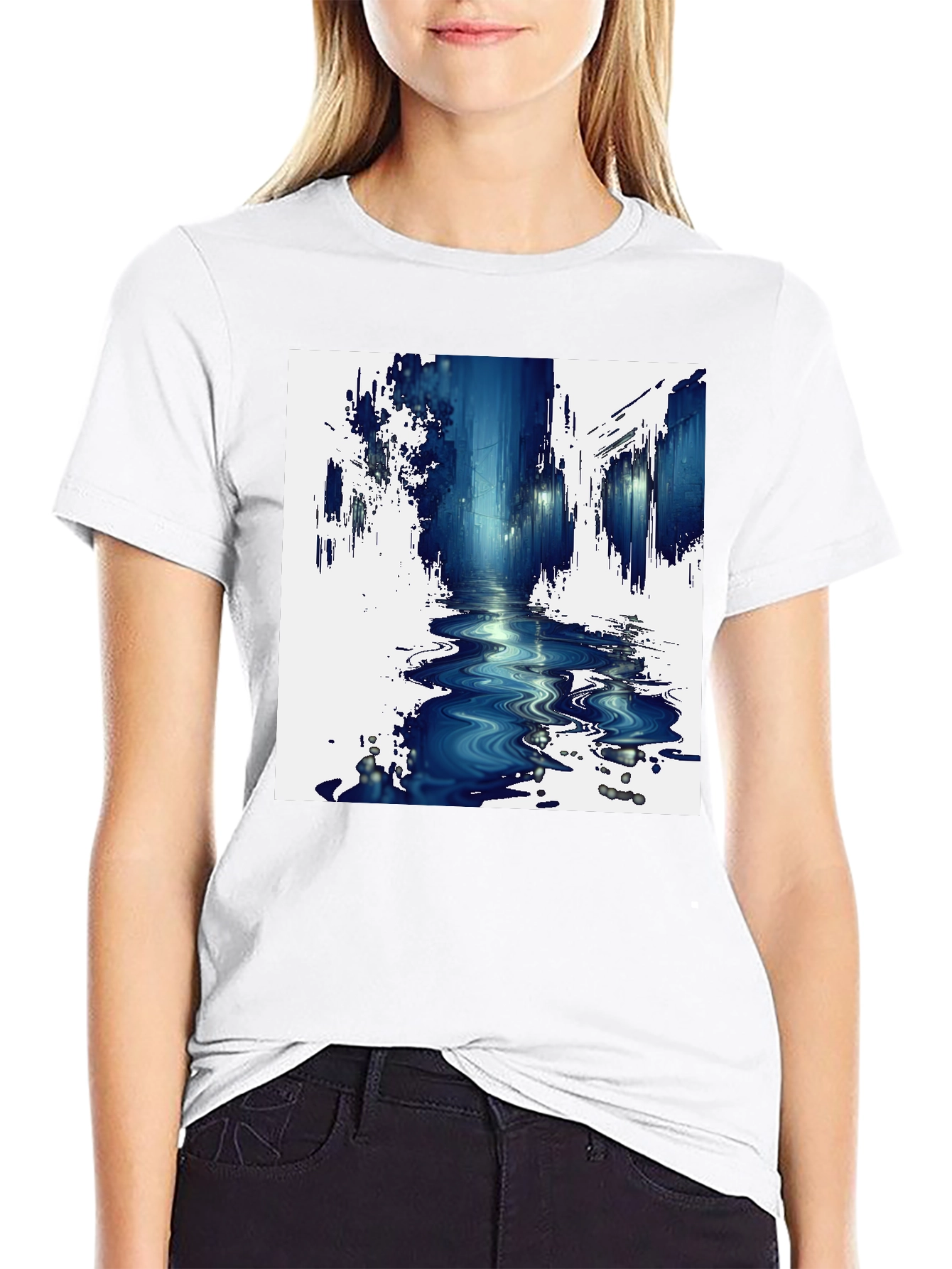 Abstract Cityscape Tee