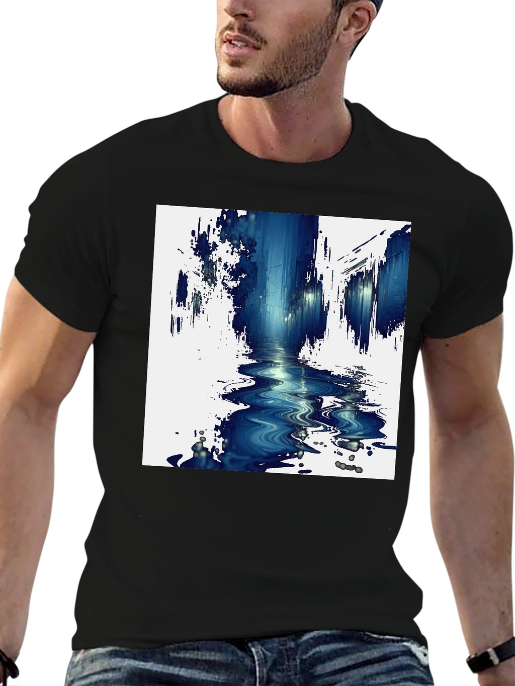 Abstract Cityscape Tee
