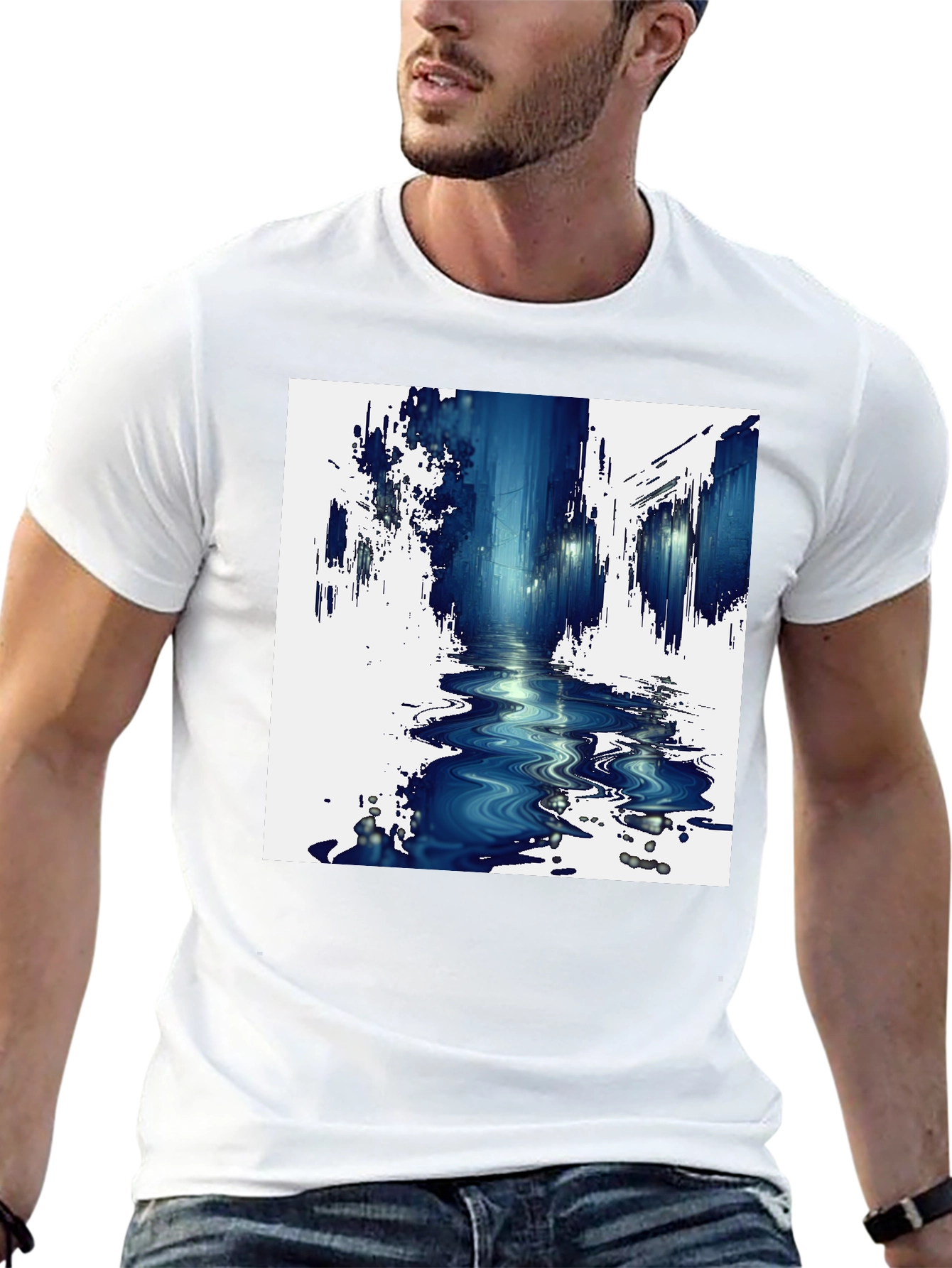 Abstract Cityscape Tee