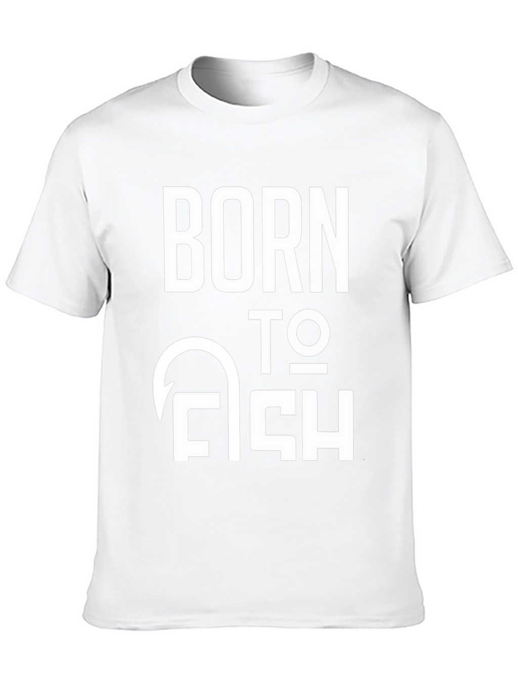 Born to Fish Graphic T-Shirt - Black