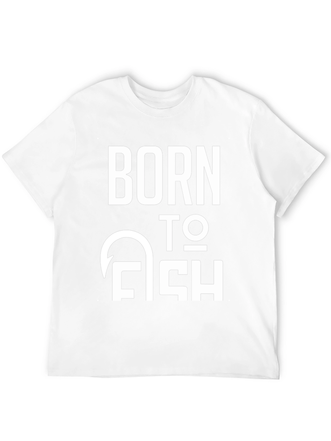 Born to Fish Graphic T-Shirt - Black
