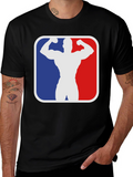 Muscle Bodybuilding Gym T-Shirt - Black