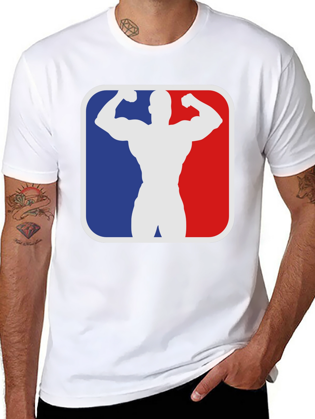 Muscle Bodybuilding Gym T-Shirt - Black
