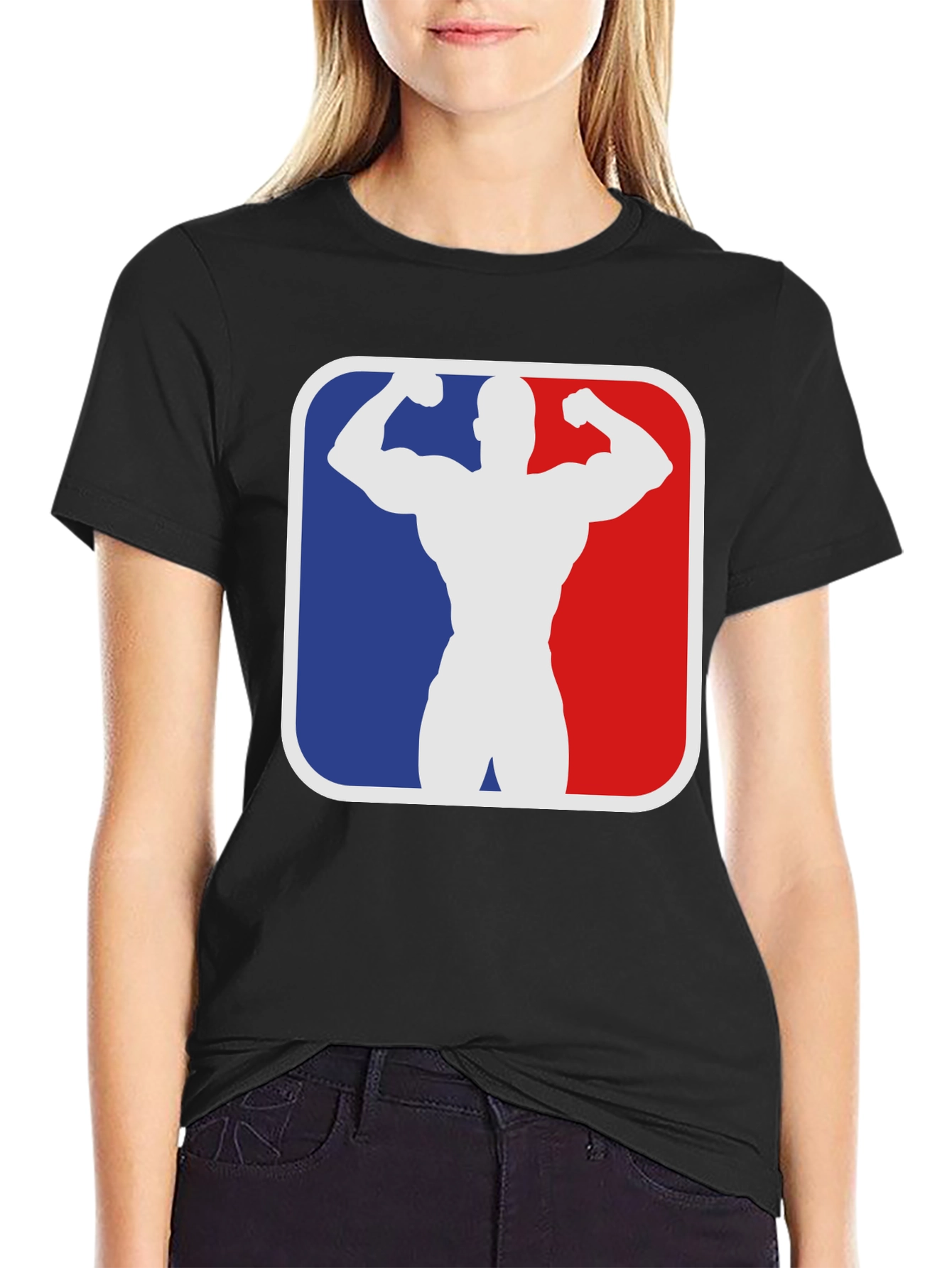 Muscle Bodybuilding Gym T-Shirt - Black