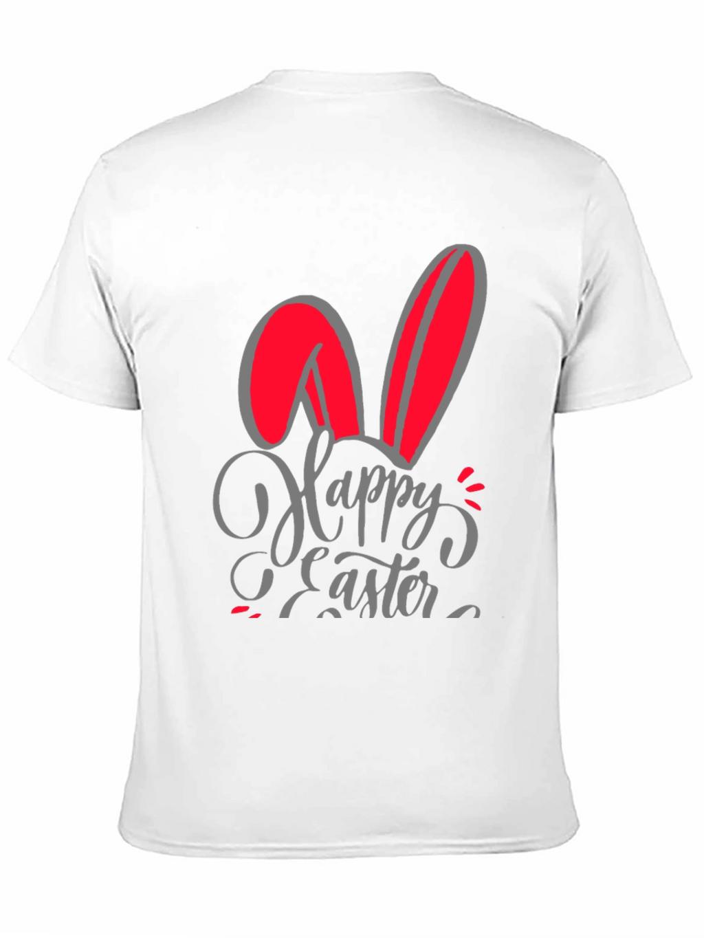 Happy Easter Bunny Ears Graphic T-Shirt