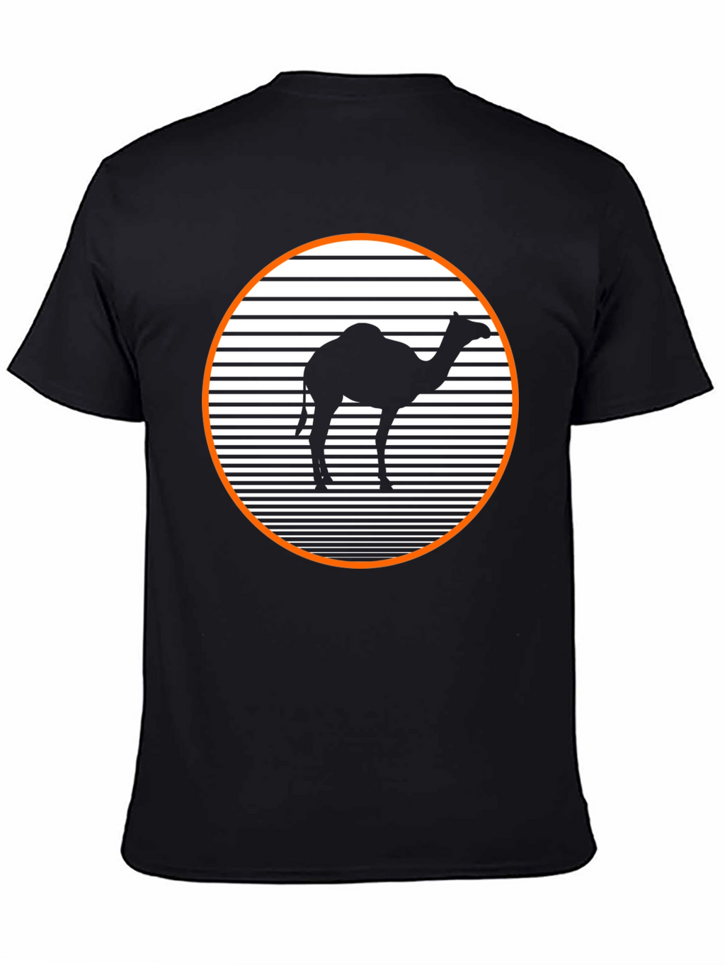Retro Camel T-Shirt - Black Graphic Tee