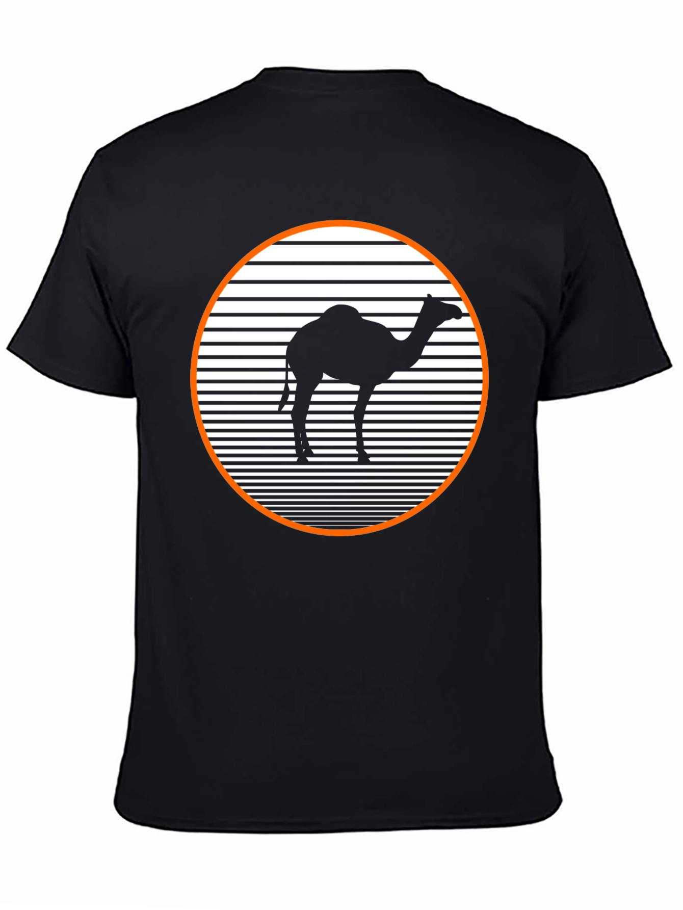 Retro Camel T-Shirt - Black Graphic Tee