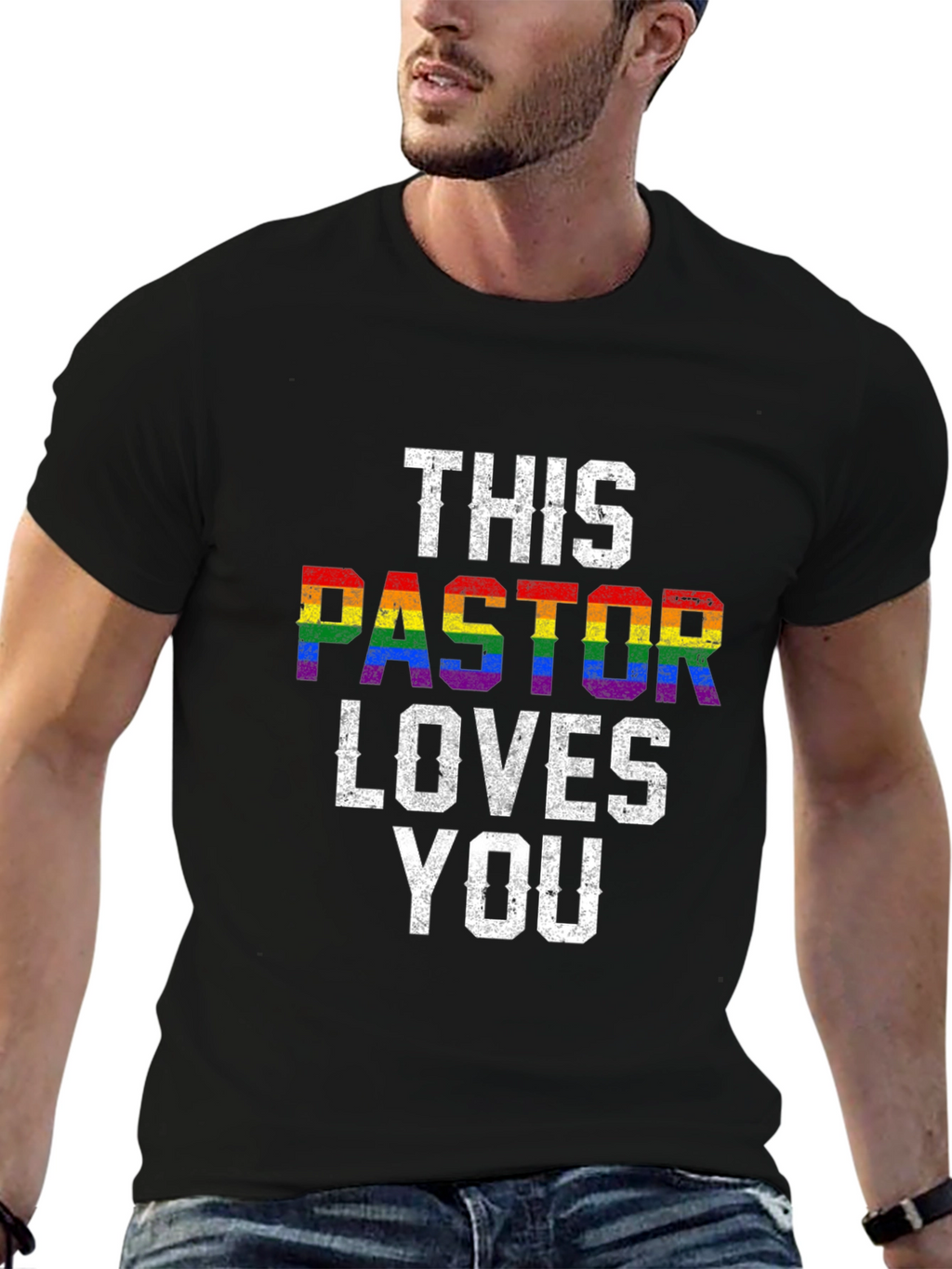 This Pastor Loves You LGBTQ+ Pride T-Shirt