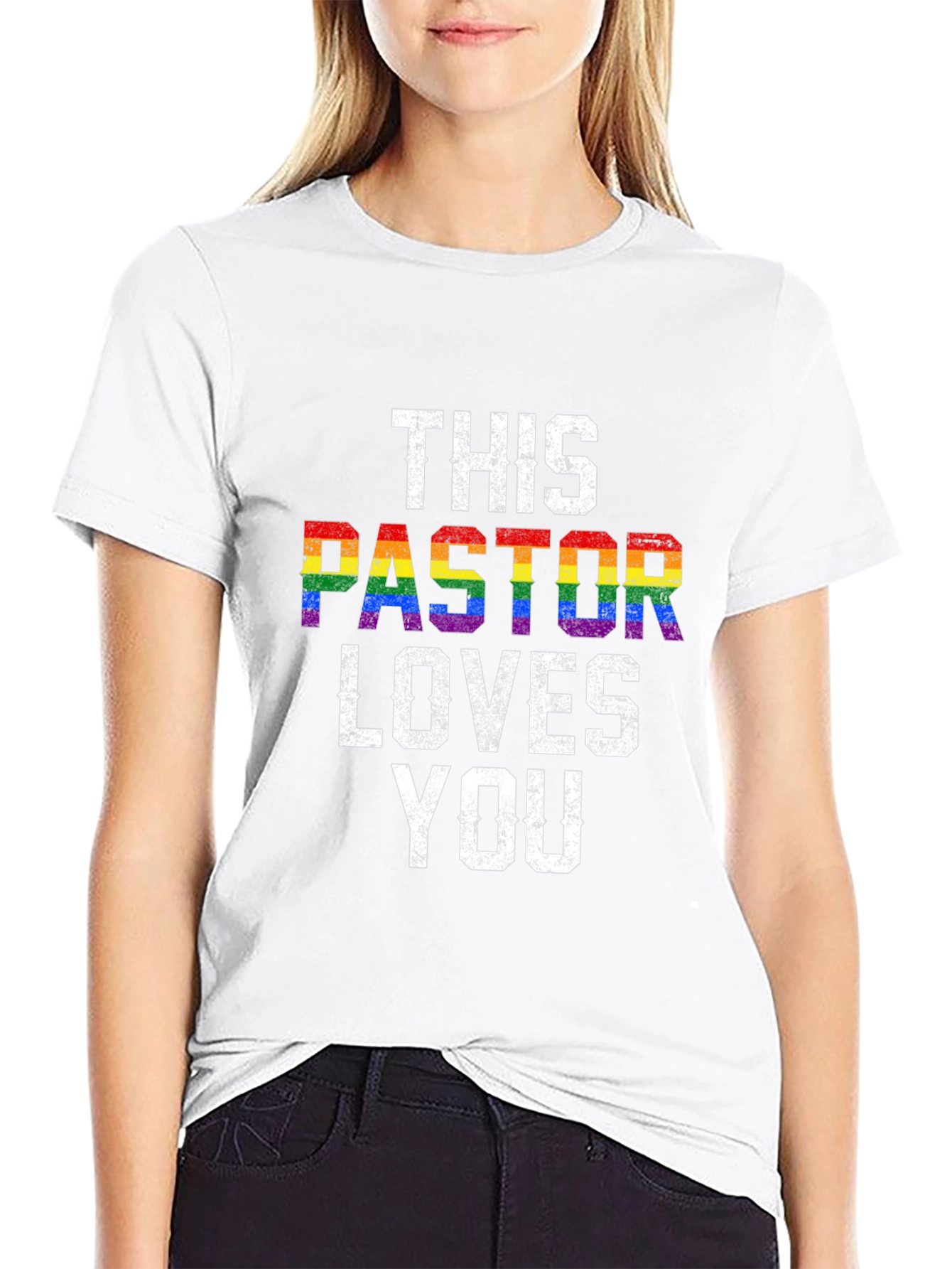 This Pastor Loves You LGBTQ+ Pride T-Shirt