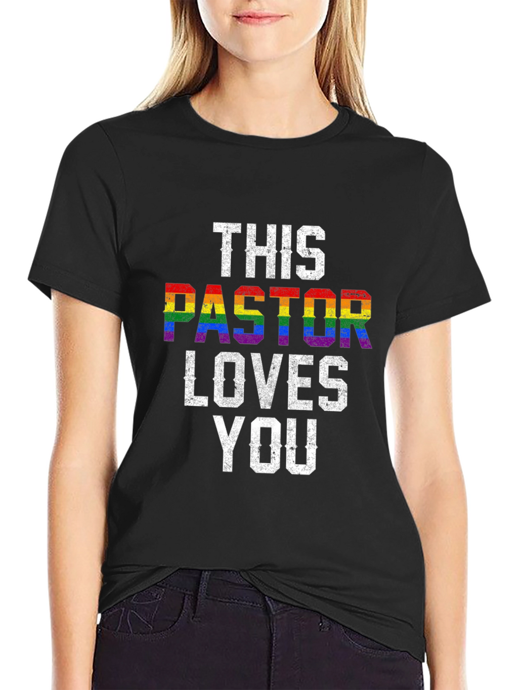 This Pastor Loves You LGBTQ+ Pride T-Shirt