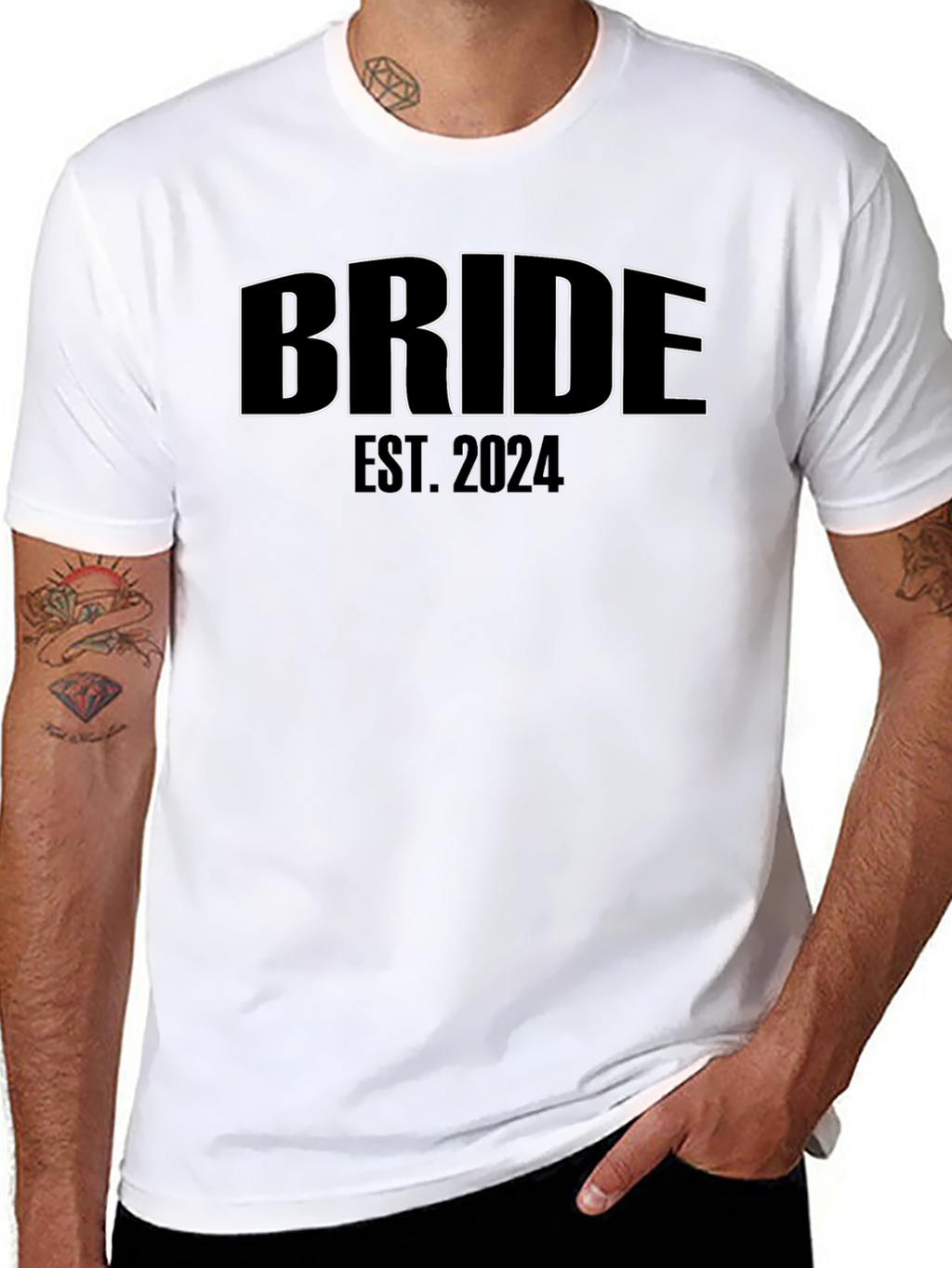 Bride Est. 2024 T-Shirt - Wedding Celebration Apparel
