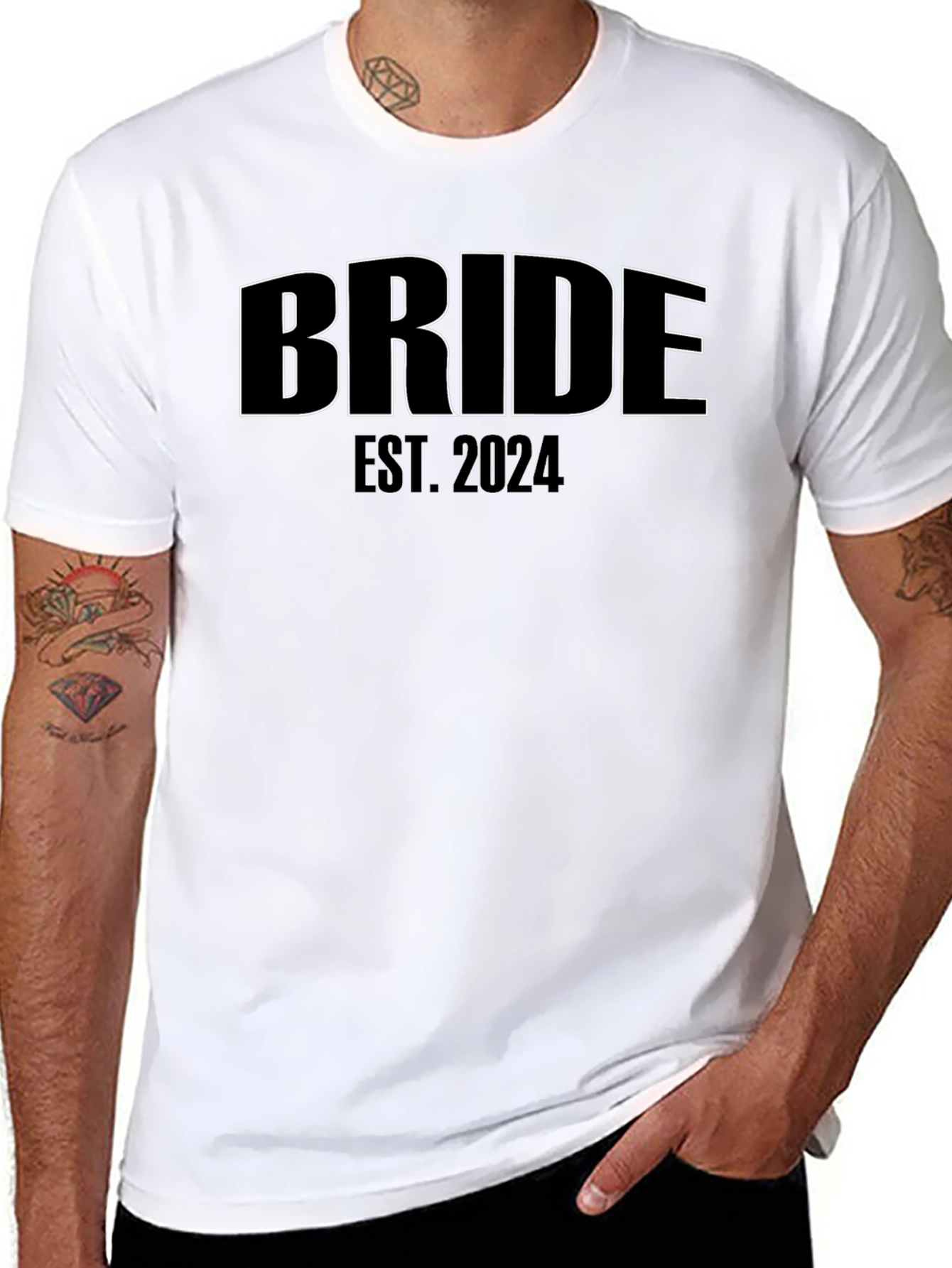 Bride Est. 2024 T-Shirt - Wedding Celebration Apparel