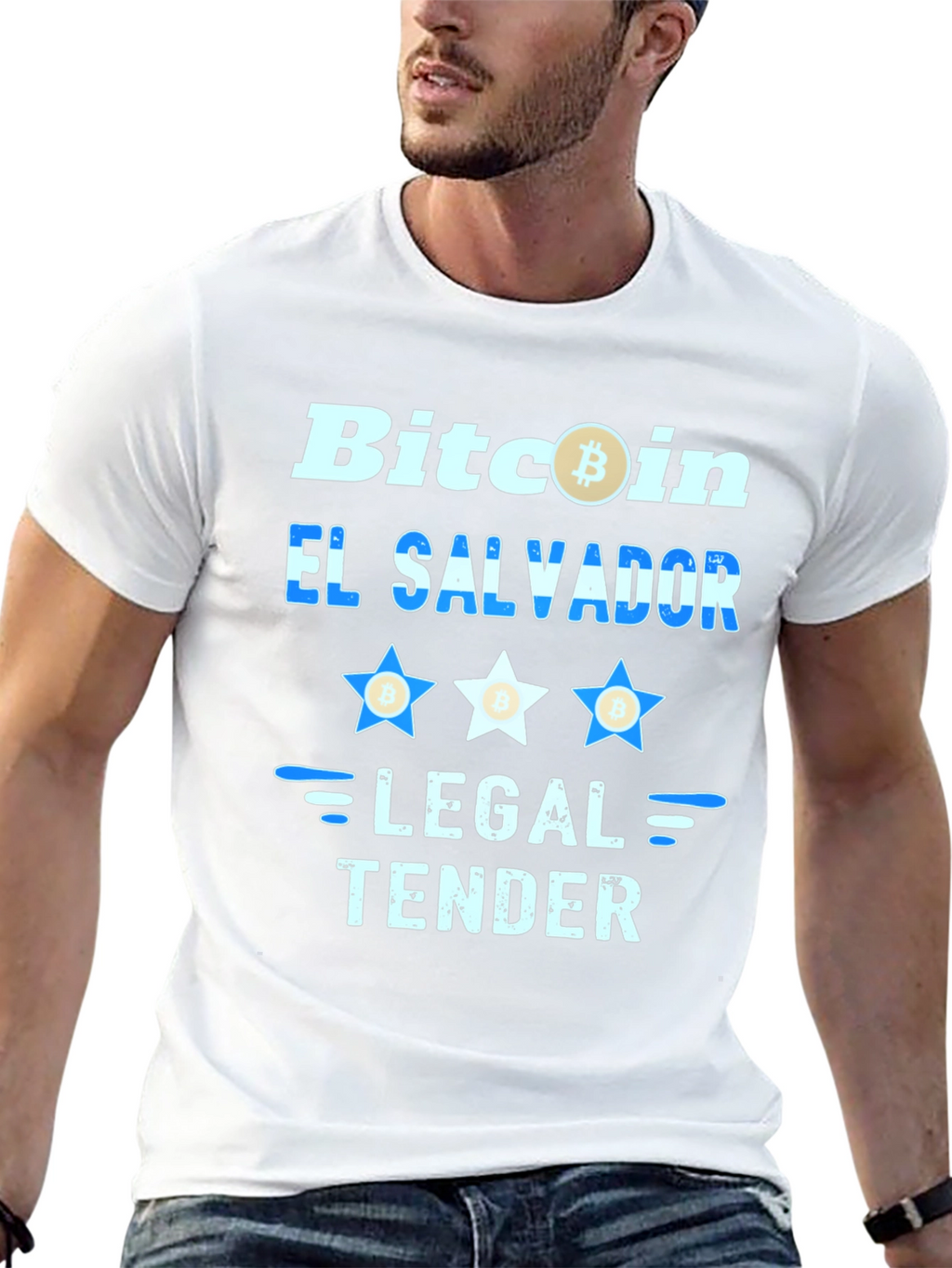 Bitcoin El Salvador Legal Tender Graphic Tee
