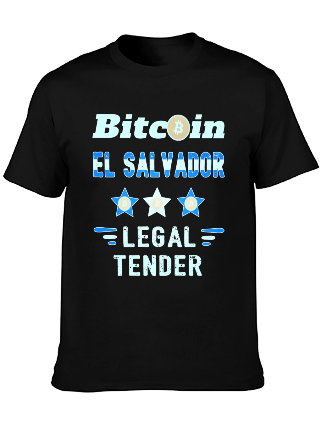 Bitcoin El Salvador Legal Tender Graphic Tee