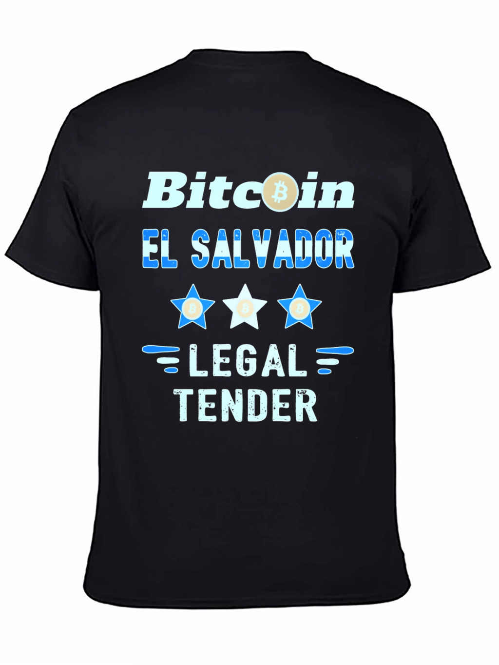 Bitcoin El Salvador Legal Tender Graphic Tee