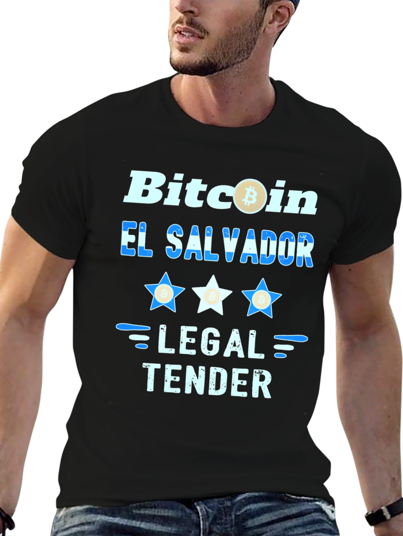 Bitcoin El Salvador Legal Tender Graphic Tee