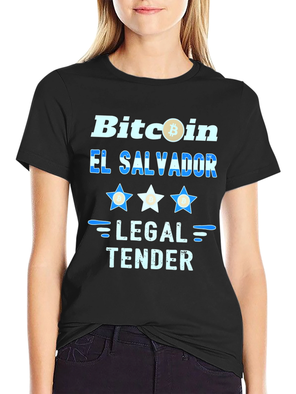 Bitcoin El Salvador Legal Tender Graphic Tee