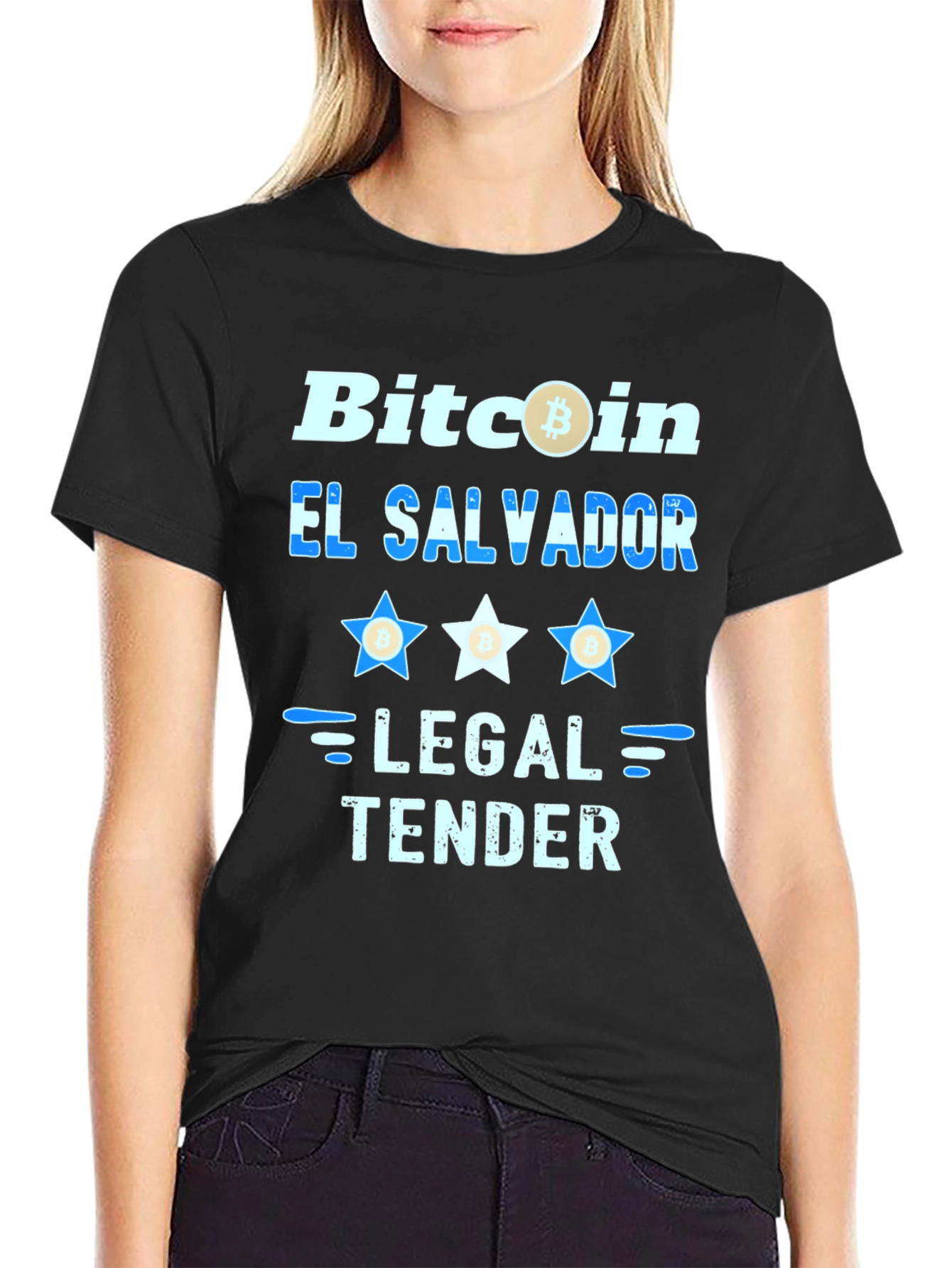 Bitcoin El Salvador Legal Tender Graphic Tee