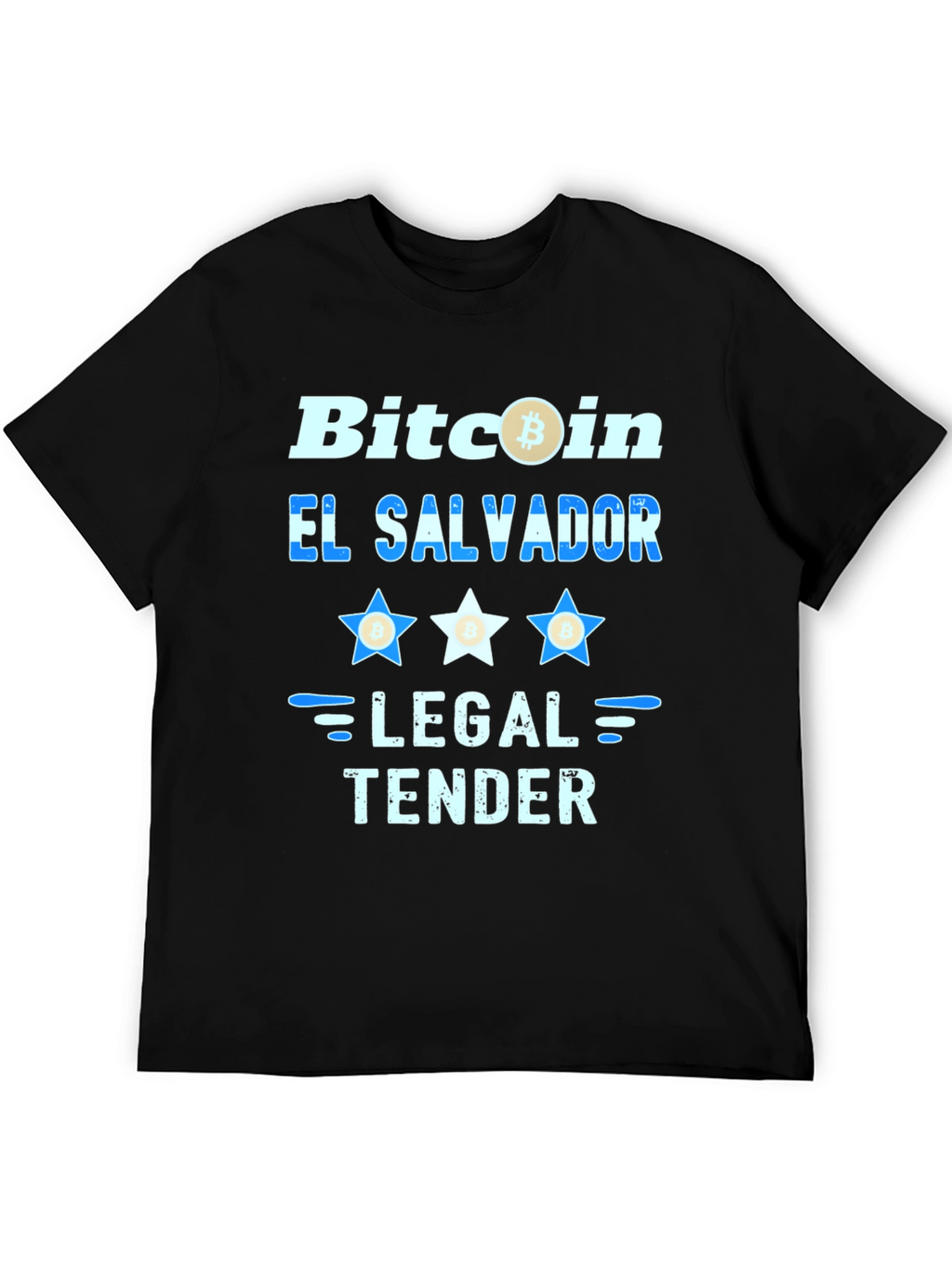 Bitcoin El Salvador Legal Tender Graphic Tee