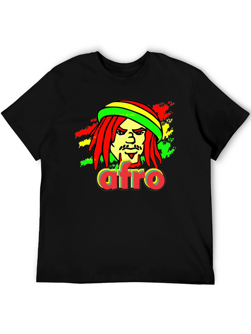 Rasta Afro T-Shirt - Reggae Inspired Graphic Tee