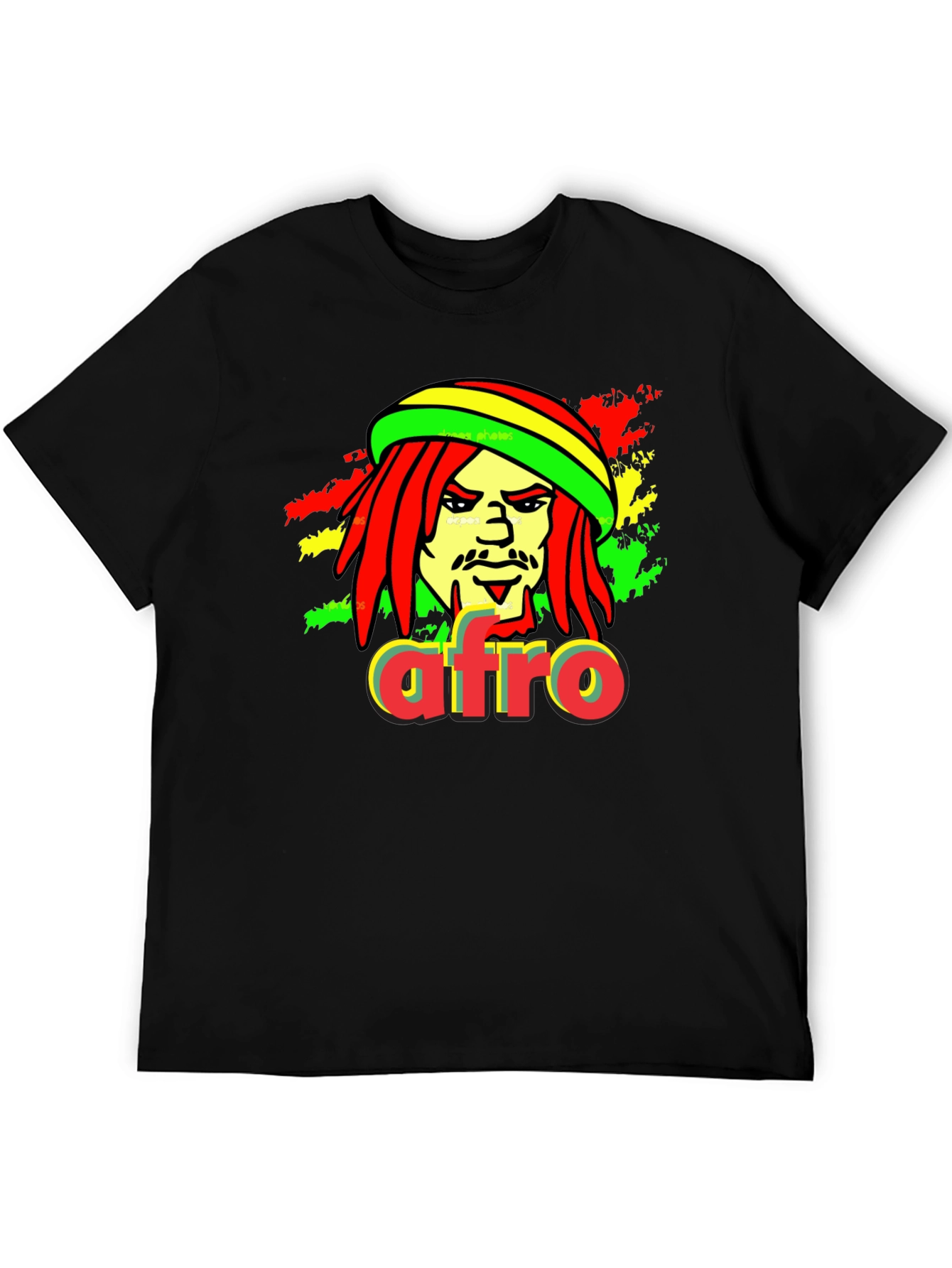 Rasta Afro T-Shirt - Reggae Inspired Graphic Tee