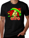 Rasta Afro T-Shirt - Reggae Inspired Graphic Tee