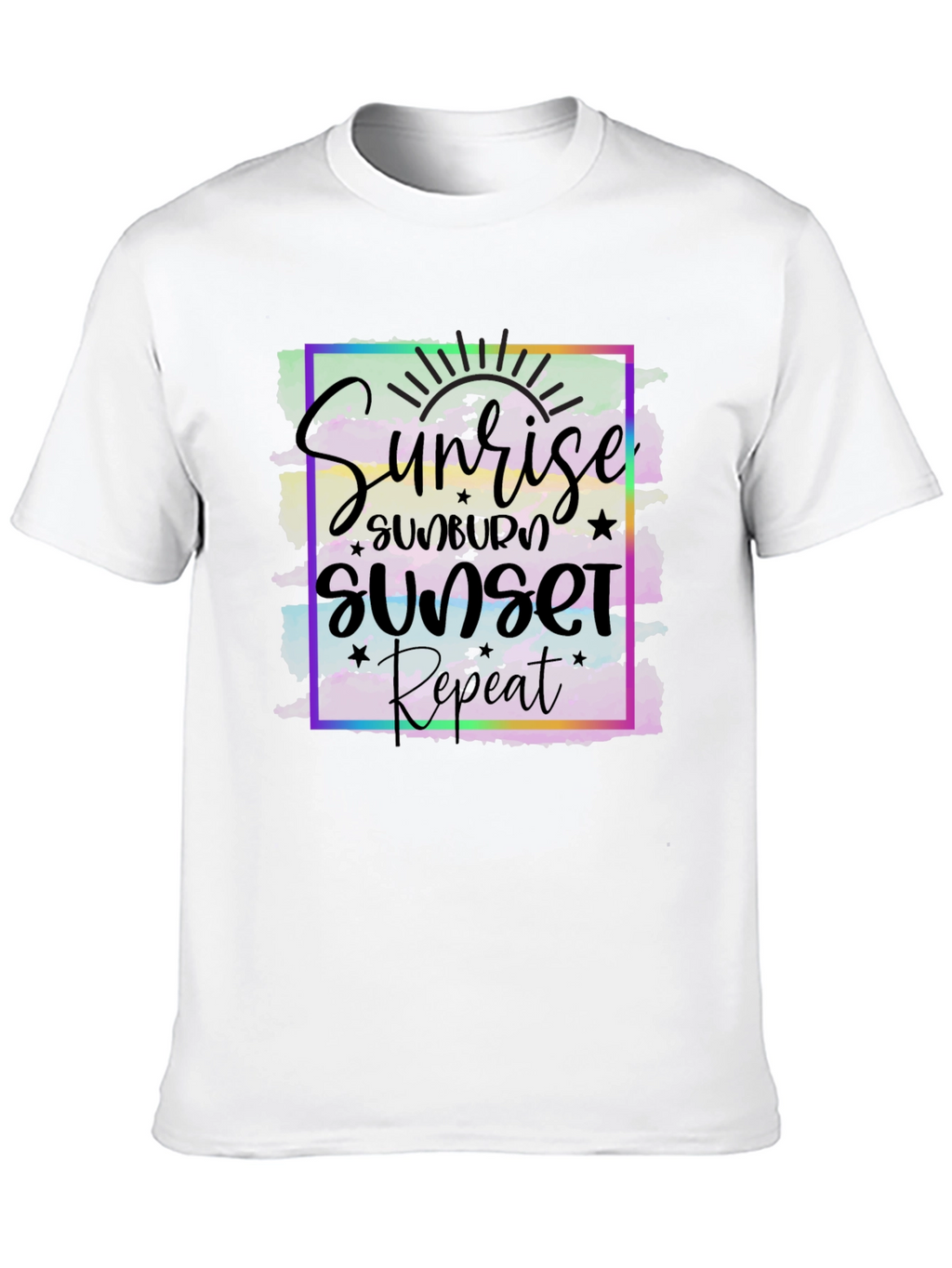 Sunrise Sunset Repeat Graphic T-Shirt