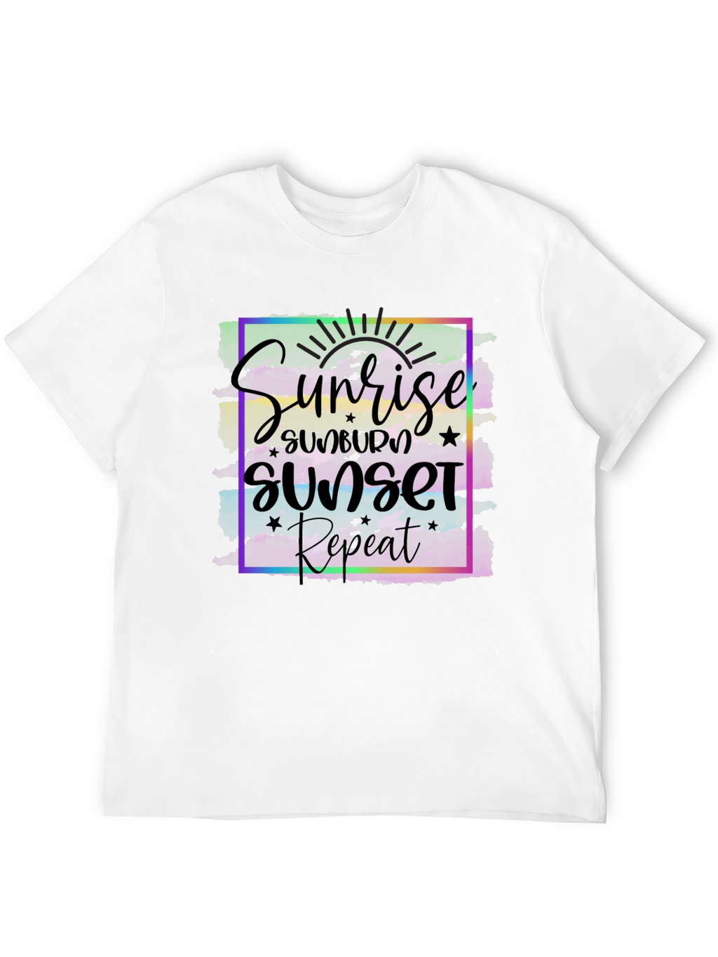Sunrise Sunset Repeat Graphic T-Shirt