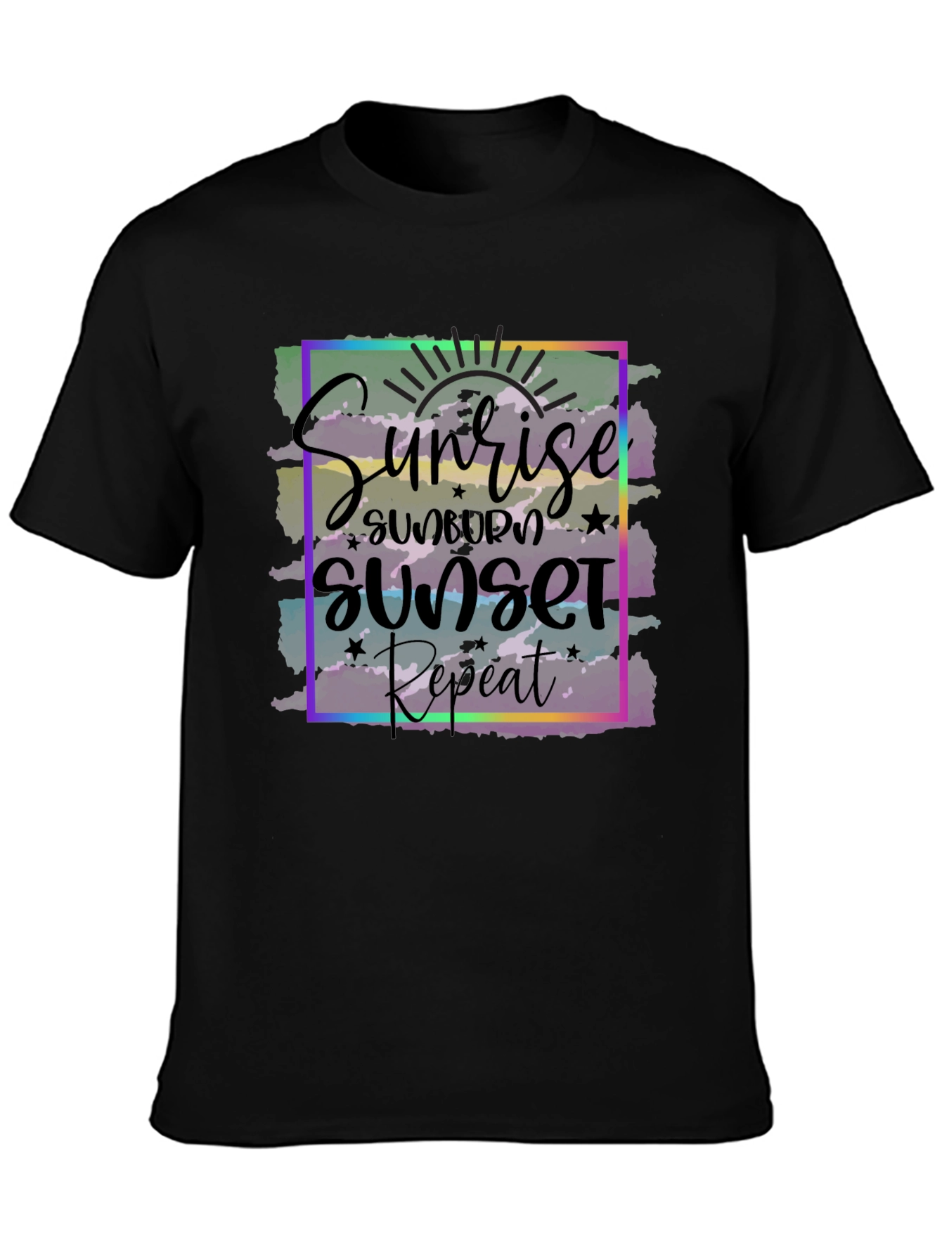 Sunrise Sunset Repeat Graphic T-Shirt