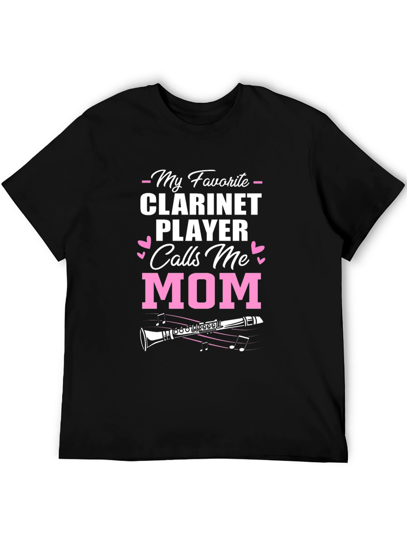 Clarinet Player Mom Graphic T-Shirt