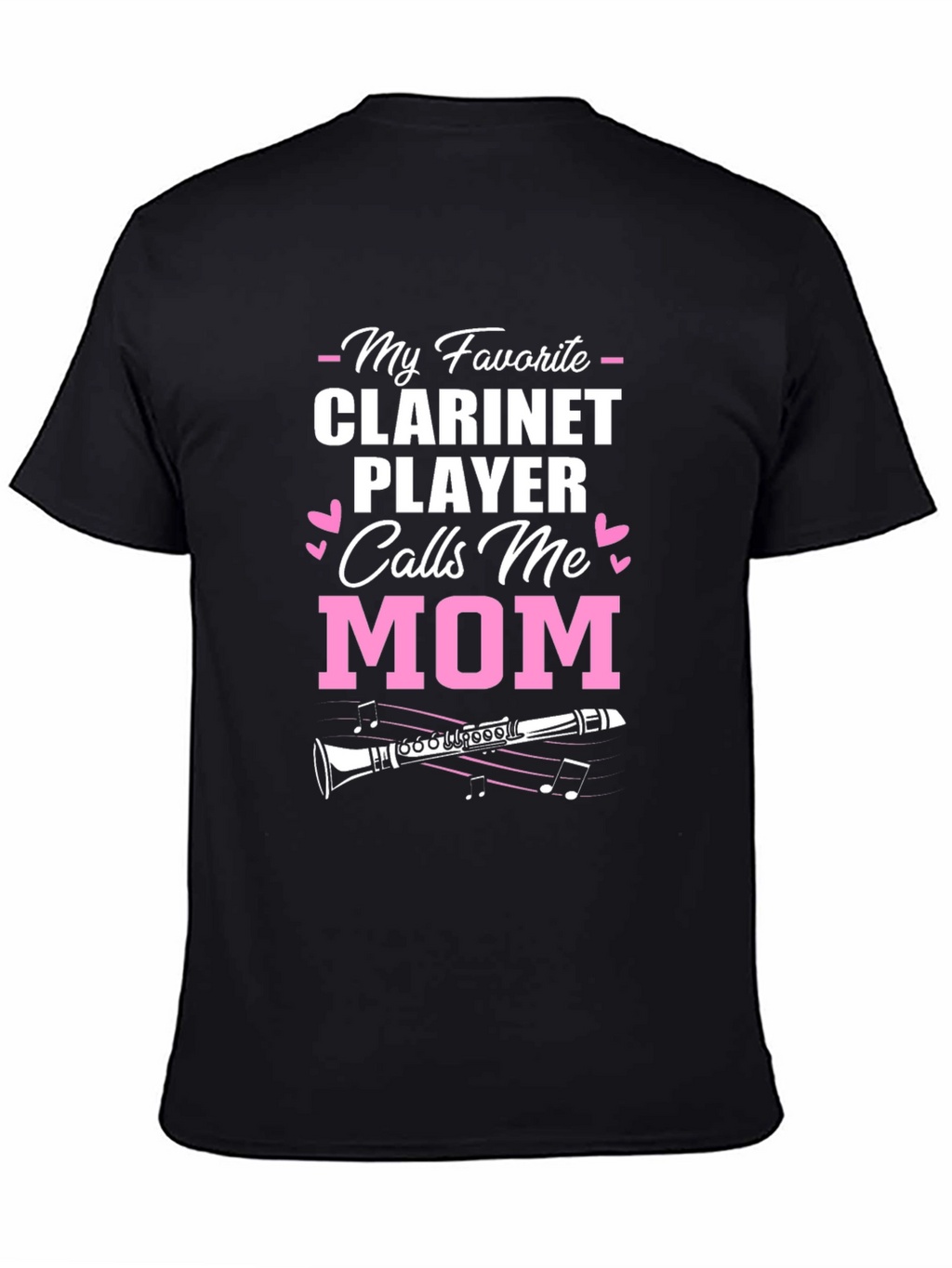 Clarinet Player Mom Graphic T-Shirt