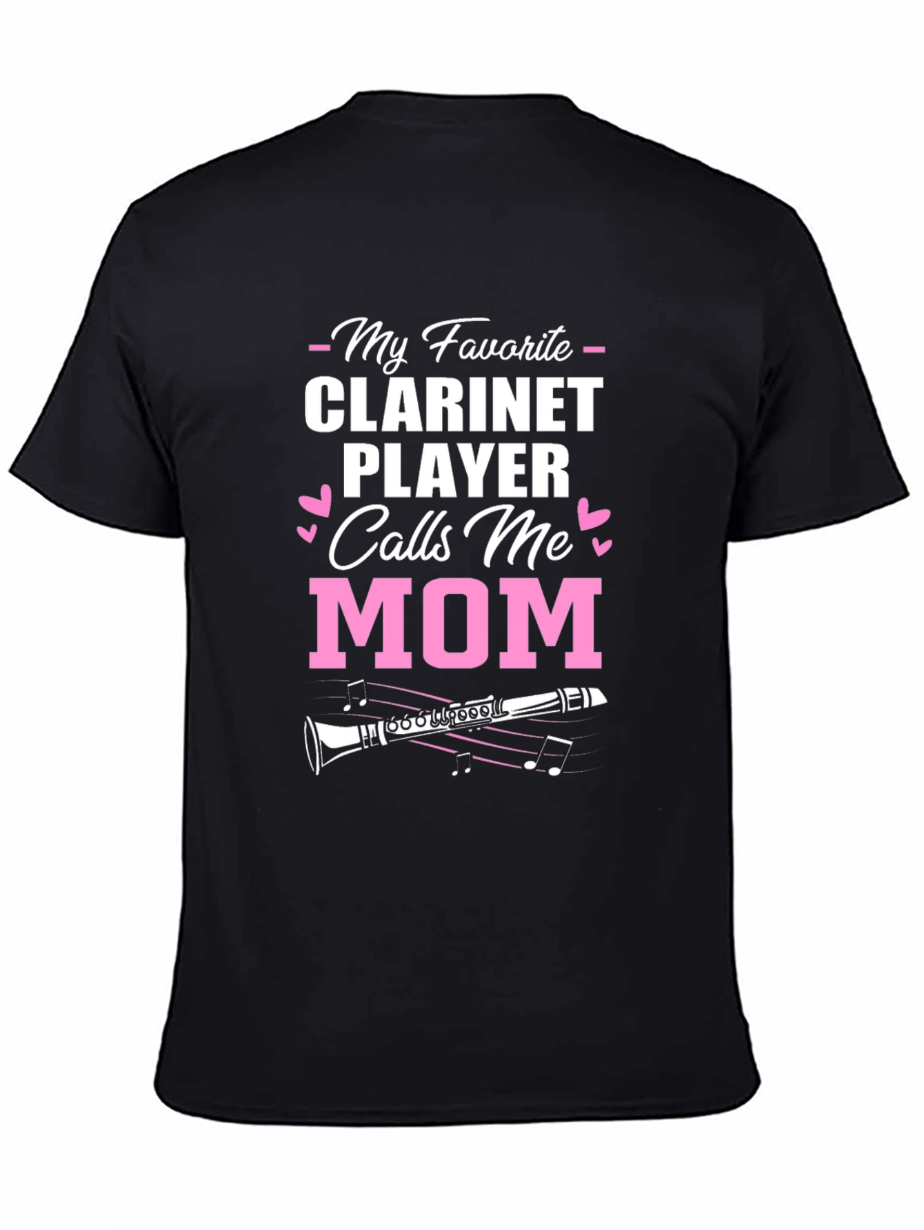 Clarinet Player Mom Graphic T-Shirt