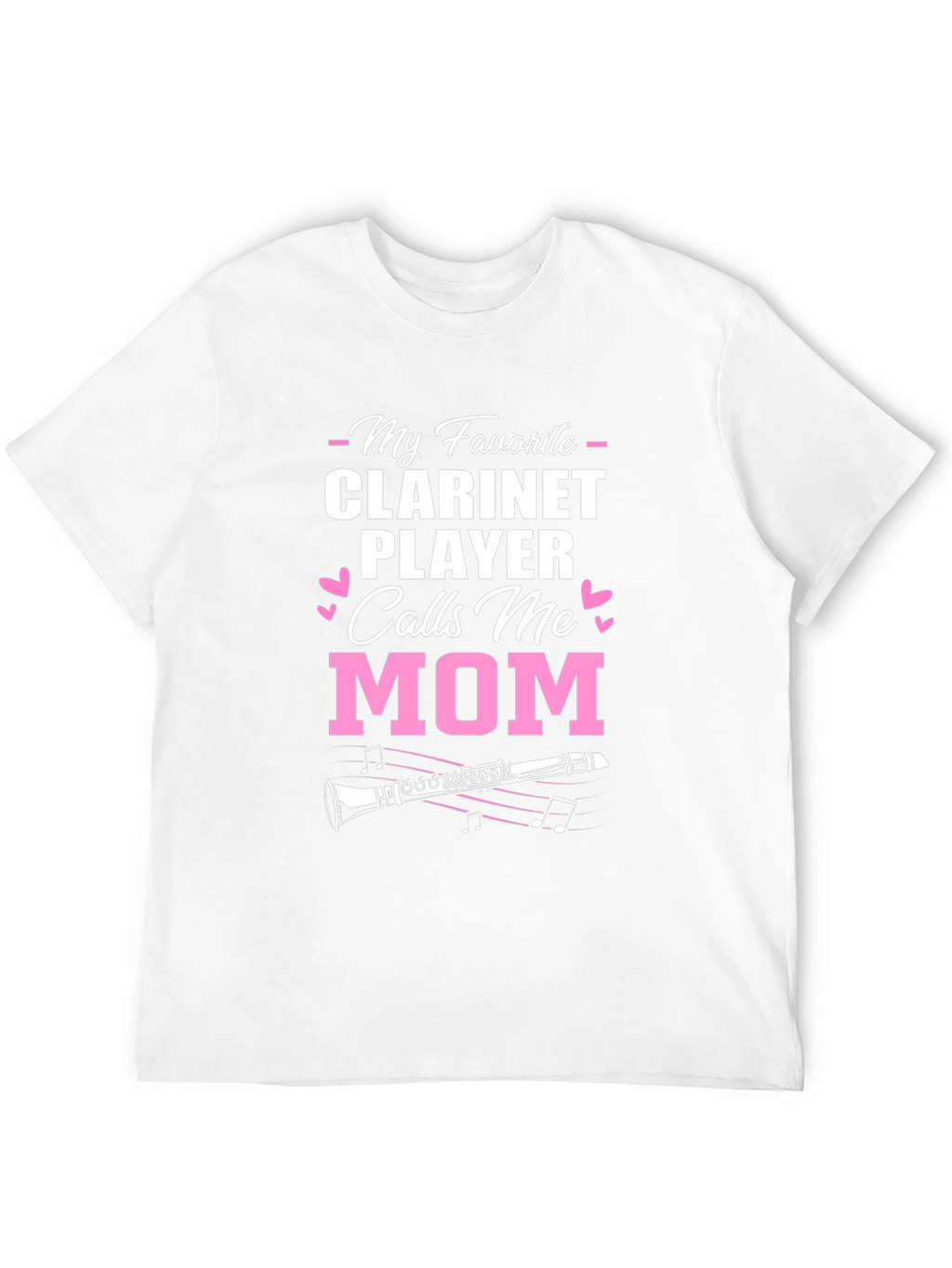 Clarinet Player Mom Graphic T-Shirt