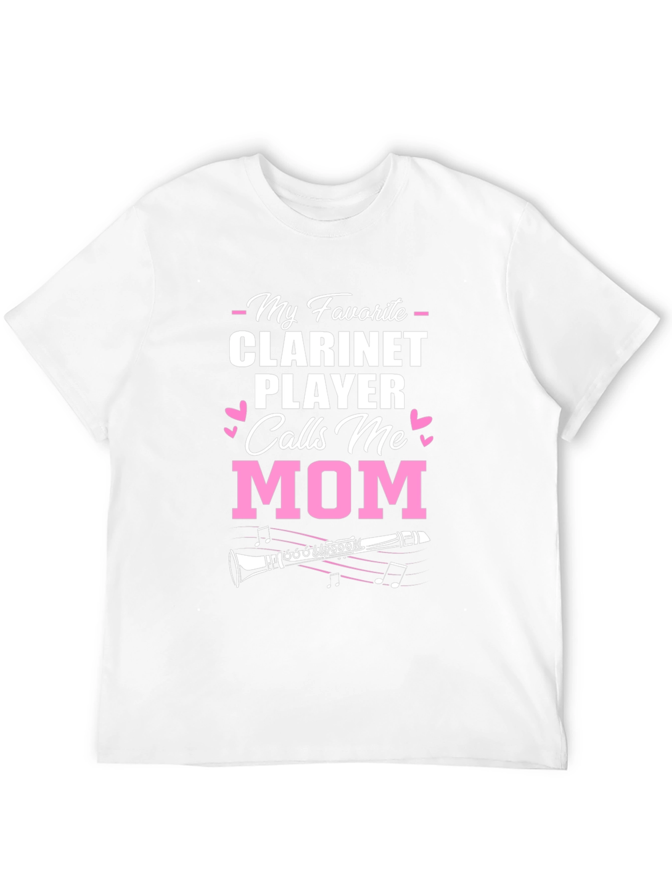 Clarinet Player Mom Graphic T-Shirt