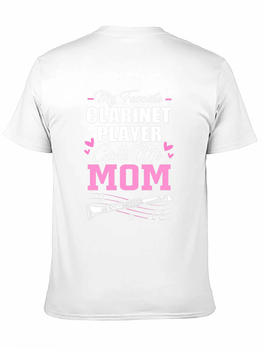 Clarinet Player Mom Graphic T-Shirt