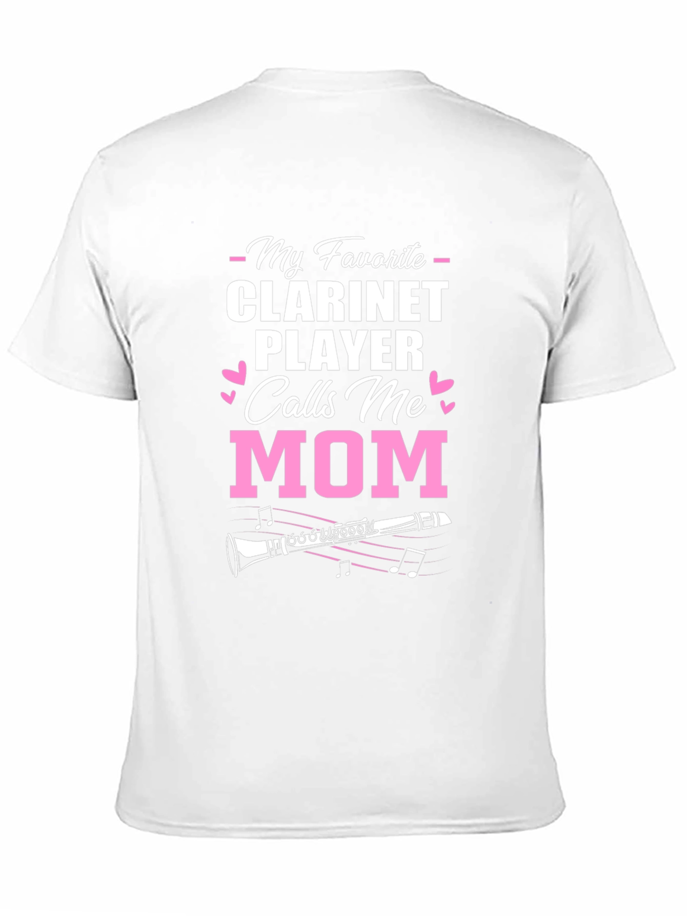 Clarinet Player Mom Graphic T-Shirt